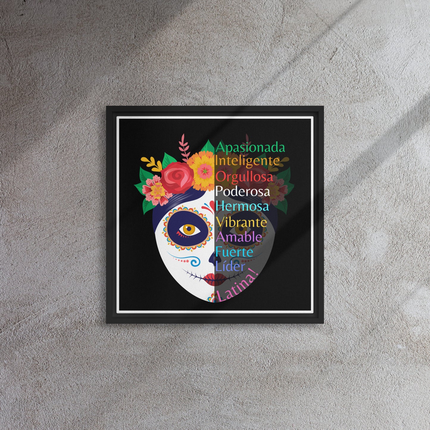 Latina by Enrique Aldana | Framed canvas