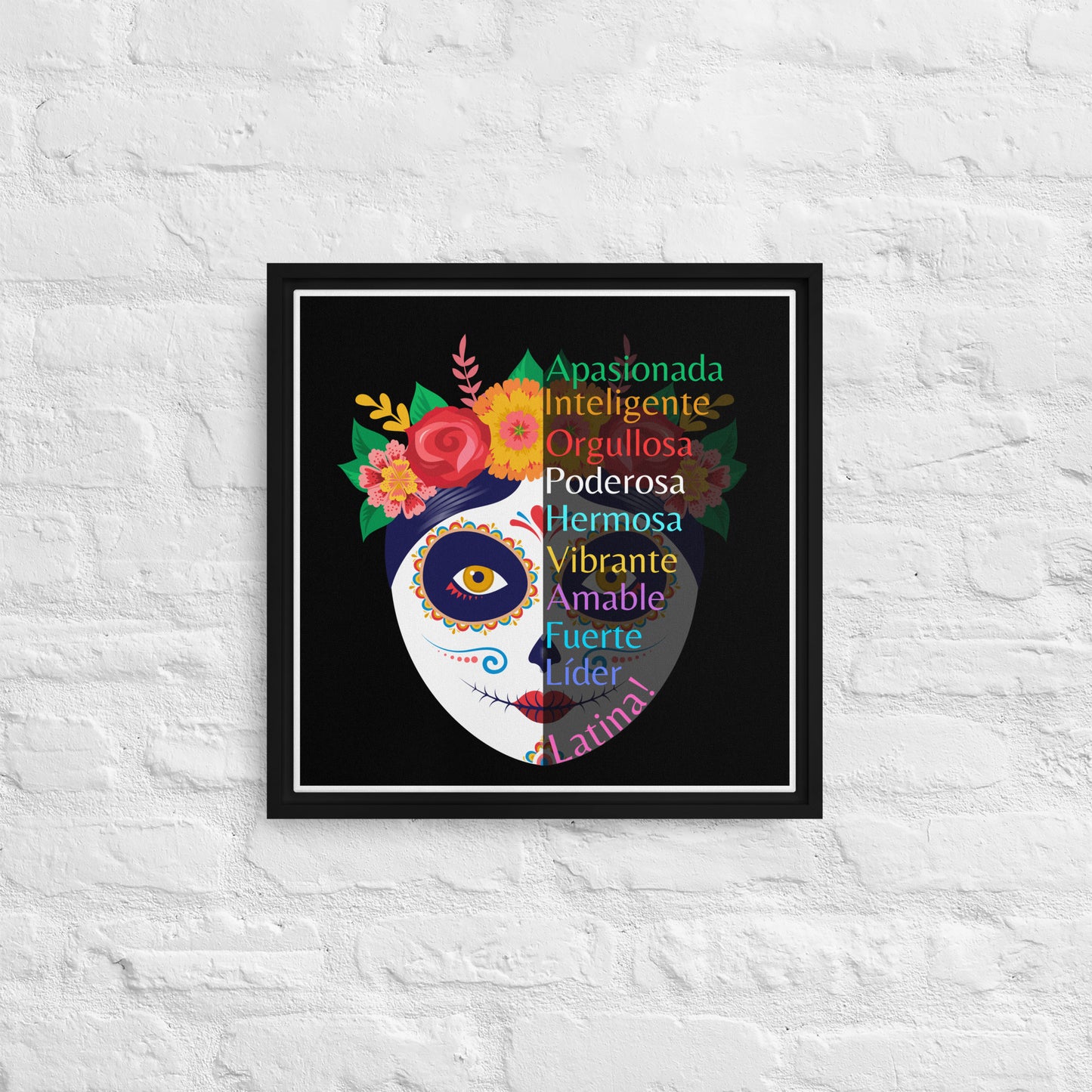 Latina by Enrique Aldana | Framed canvas