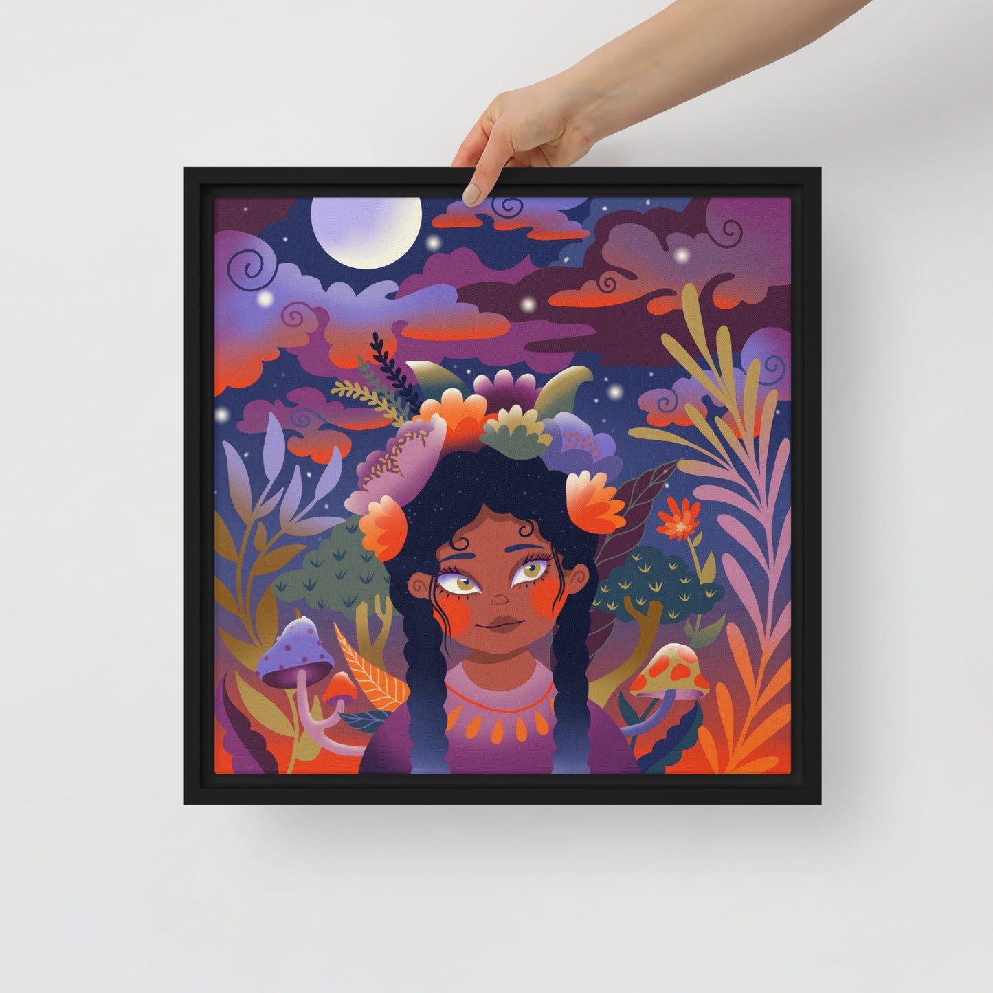 Big Little Dreams by Jessica Gonzales | Framed Canvas Print