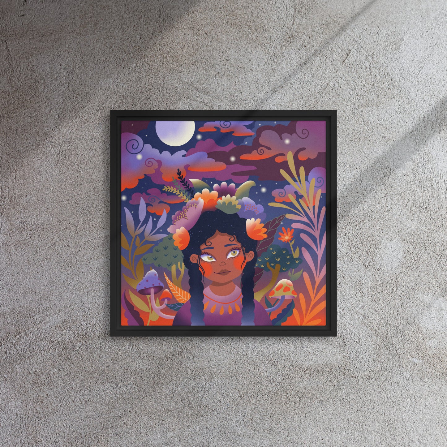 Big Little Dreams by Jessica Gonzales | Framed Canvas Print