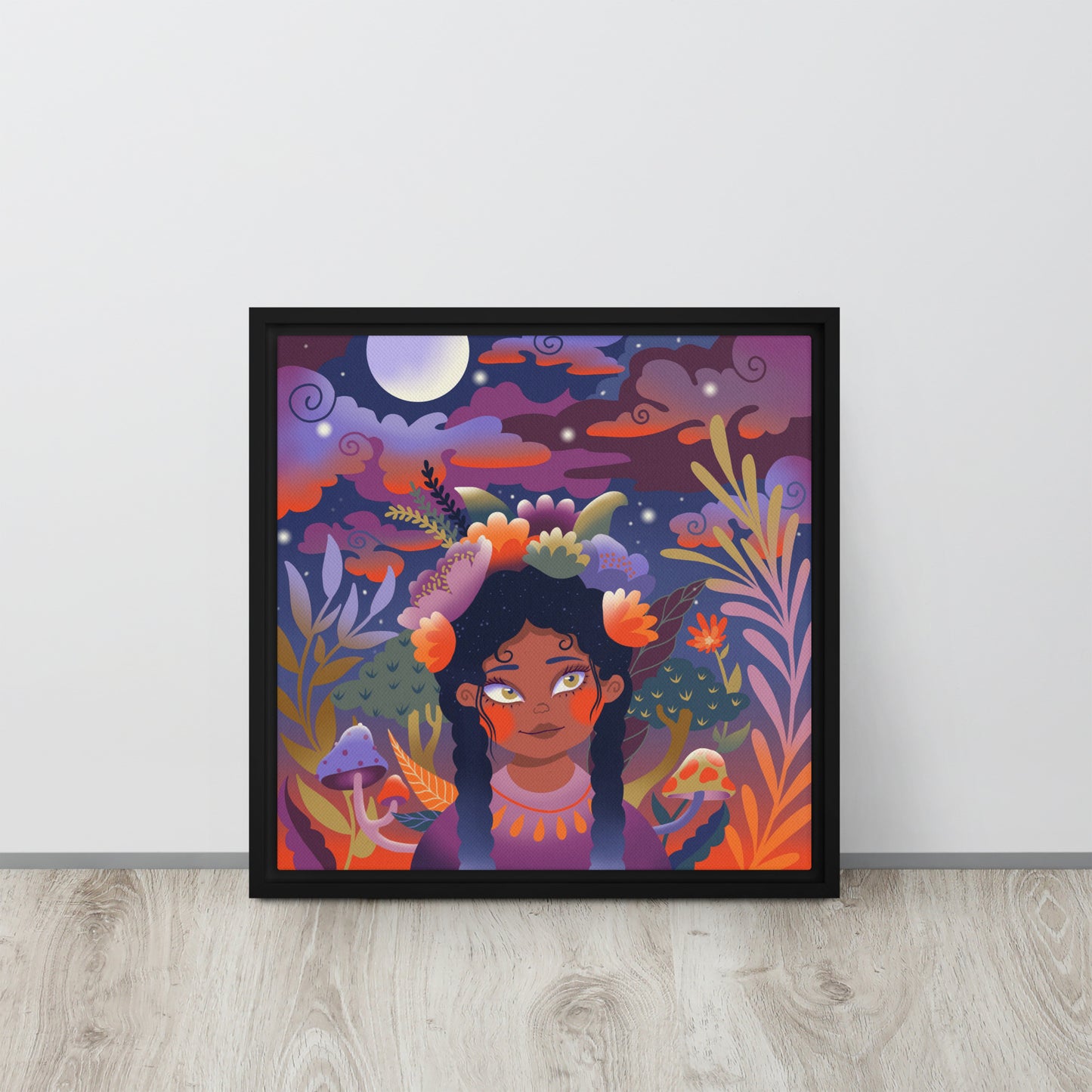 Big Little Dreams by Jessica Gonzales | Framed Canvas Print