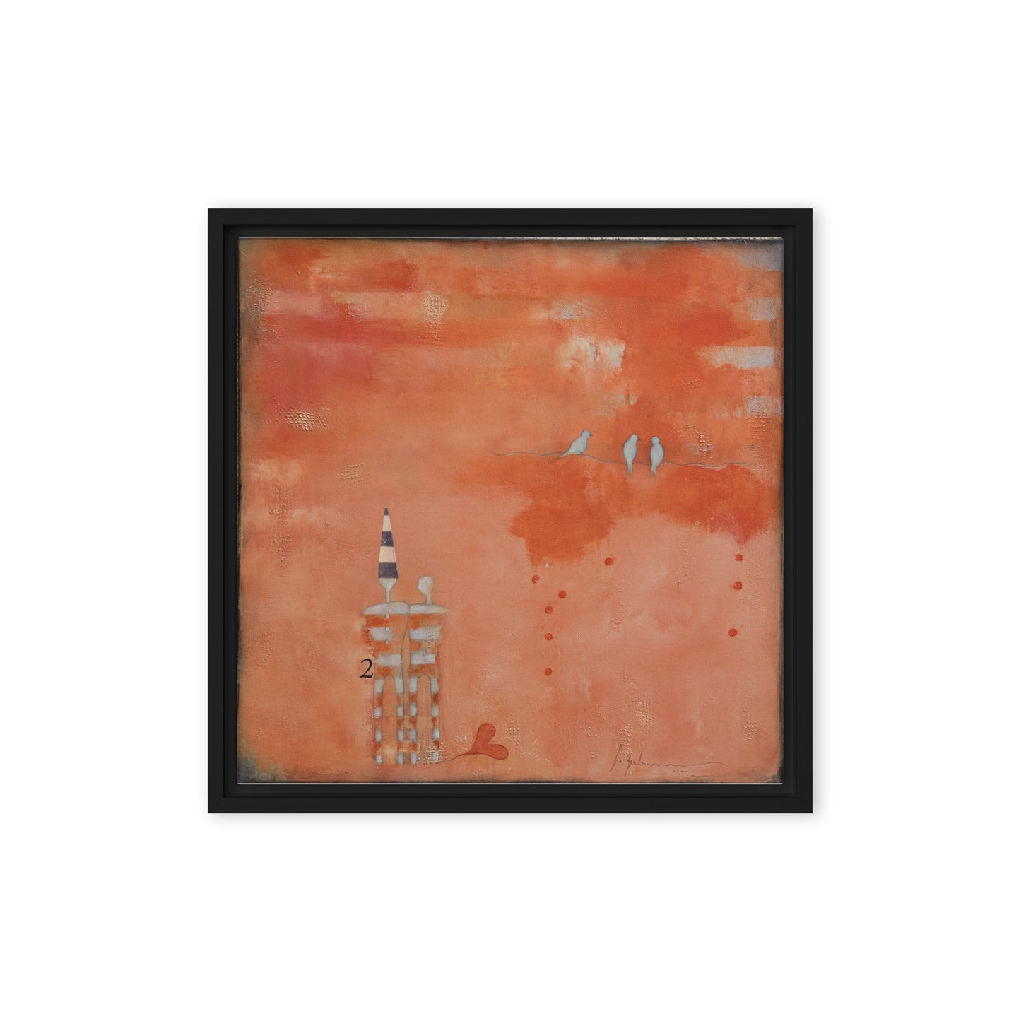 Forever by Christine Zabramny | Framed canvas