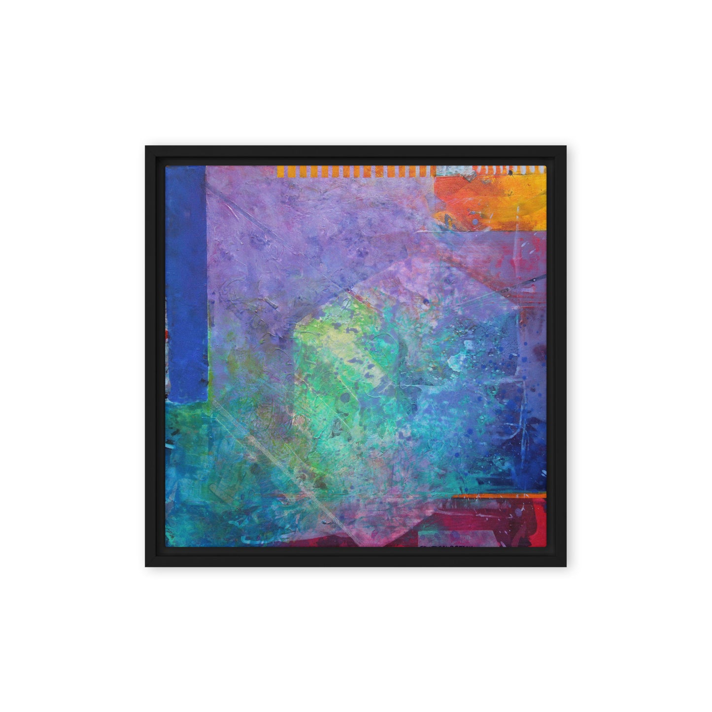 Colors Cubed by Eric Galbreath | Framed canvas