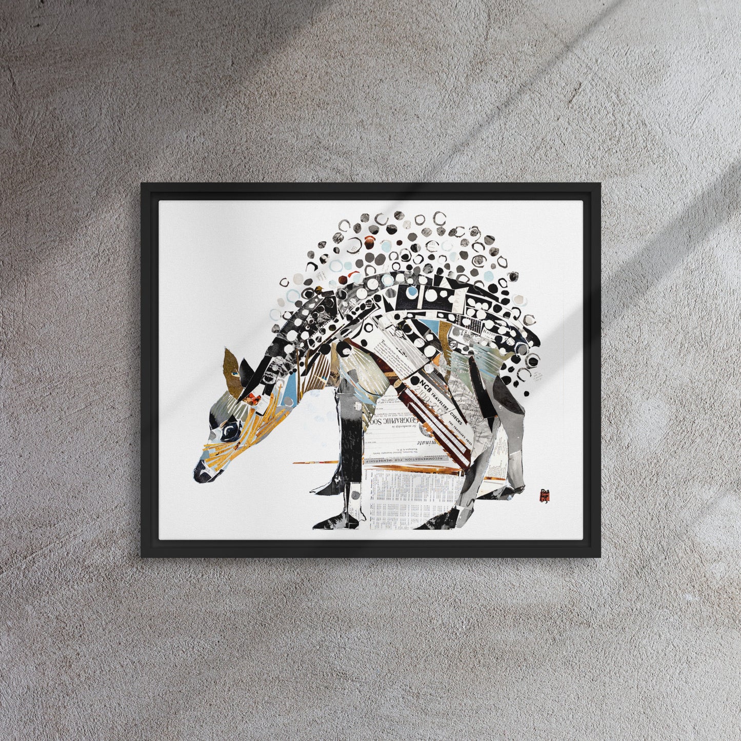 Camouflage by Amy Lynn Bumpus | Framed Canvas Print