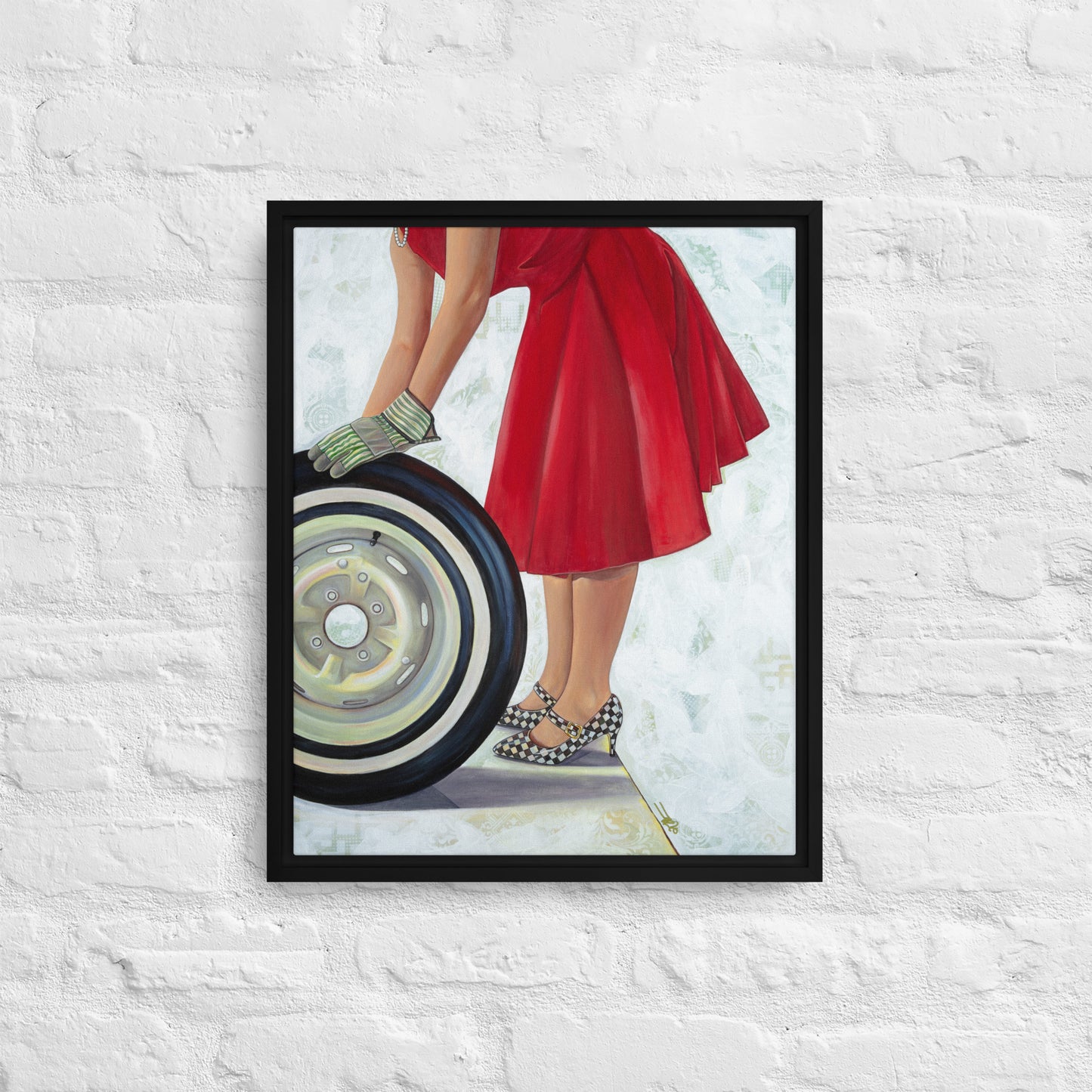 Street Smart by Kathleen Arthur | Framed canvas