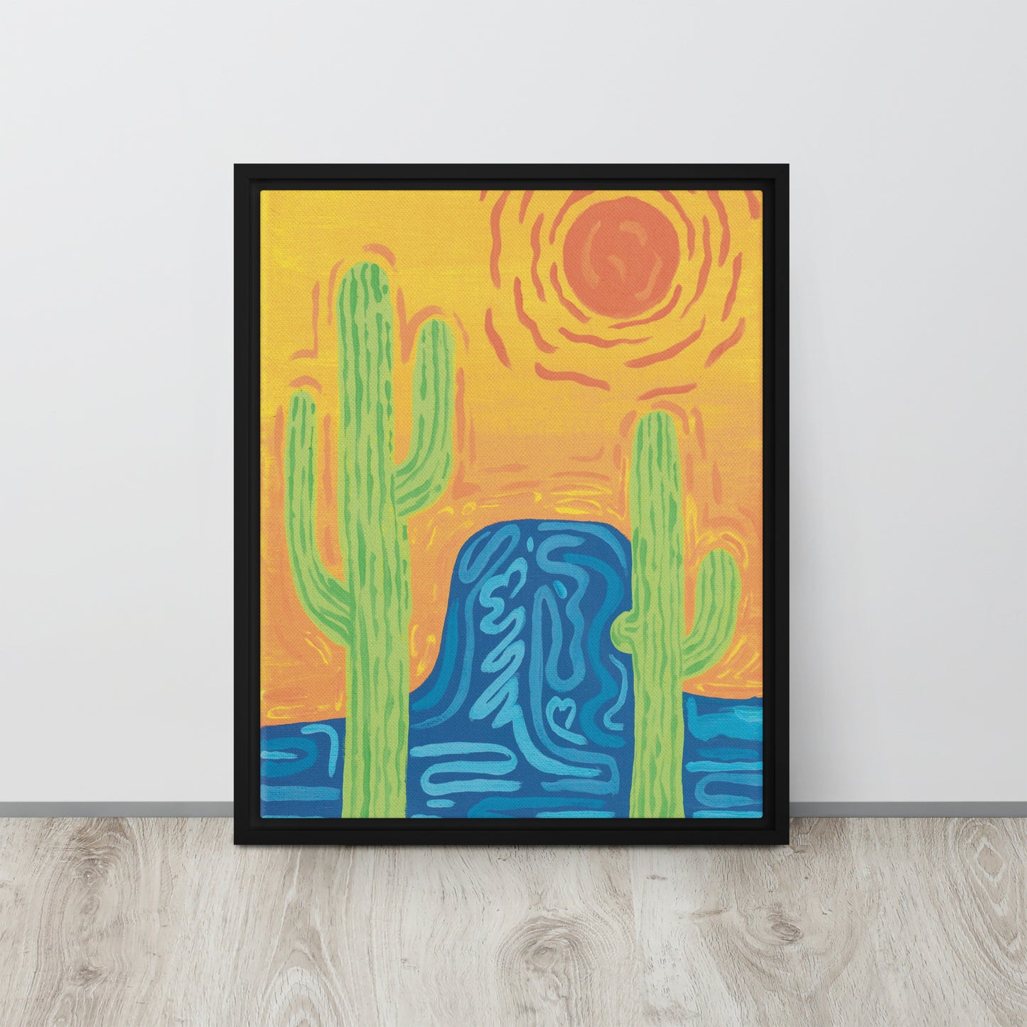 Sedona by Darby Hunter | Framed canvas