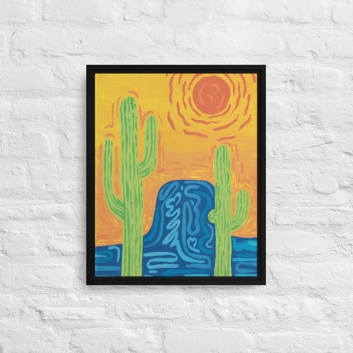 Sedona by Darby Hunter | Framed canvas