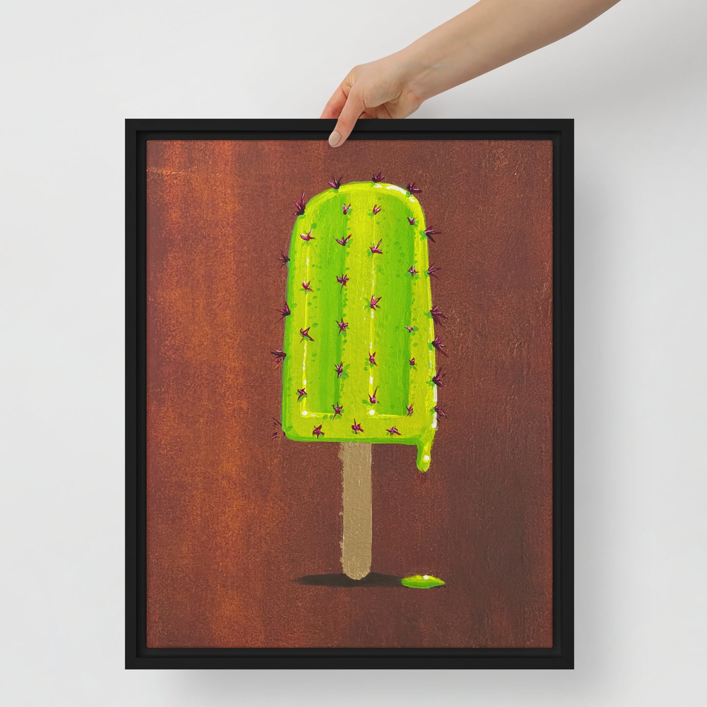 Prickly Pop by Ignacio Garcia | Framed canvas