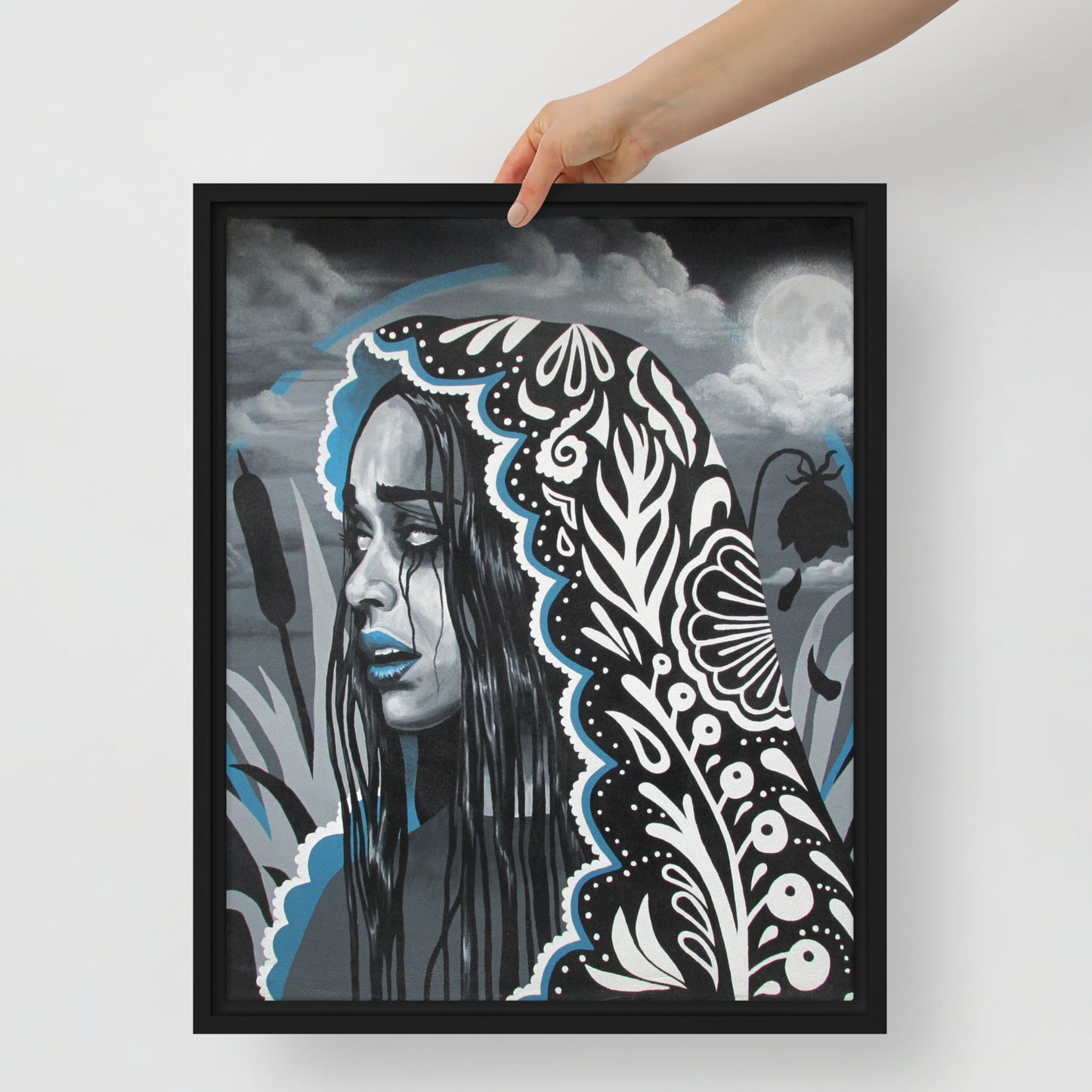 La Llorona by Jessica Gonzales | Framed canvas