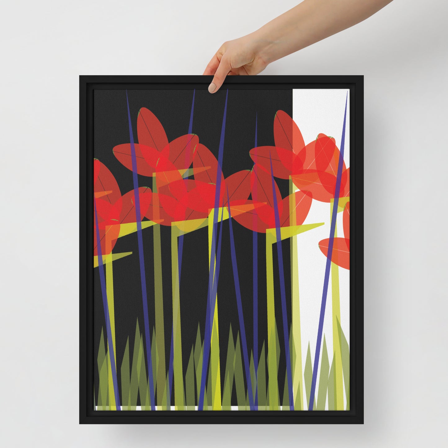 Love Orchids by Damon Leverett | Framed canvas