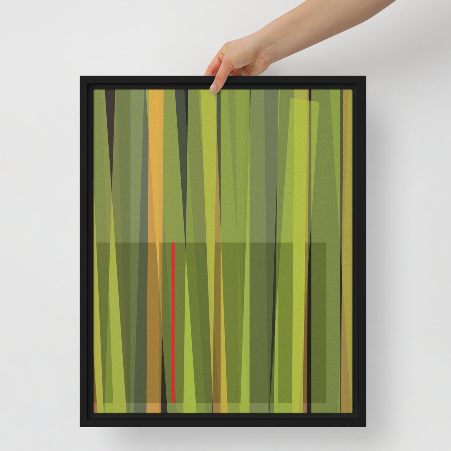 Piano Grass by Damon Leverett | Framed canvas