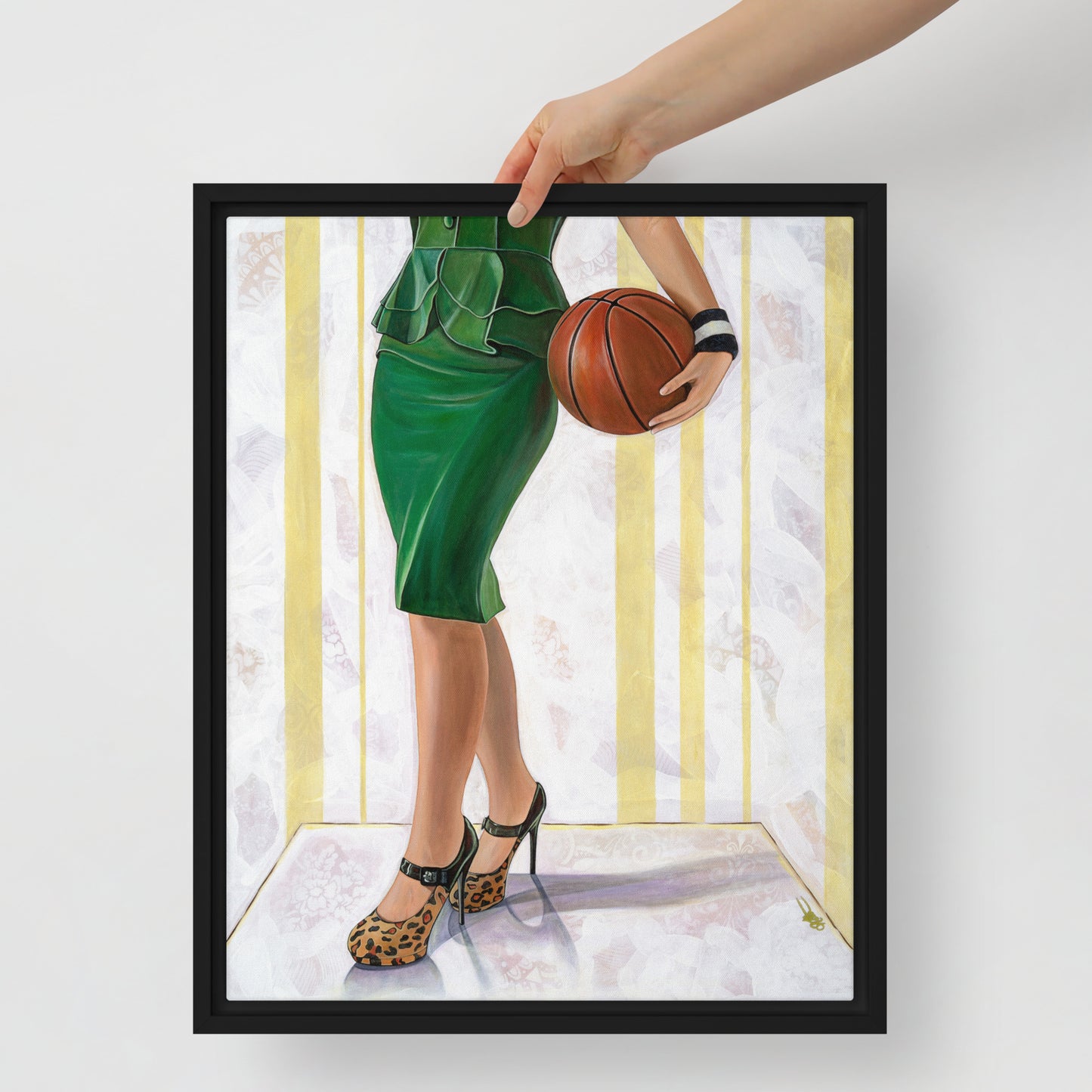 Game Changer by Kathleen Arthur | Framed canvas