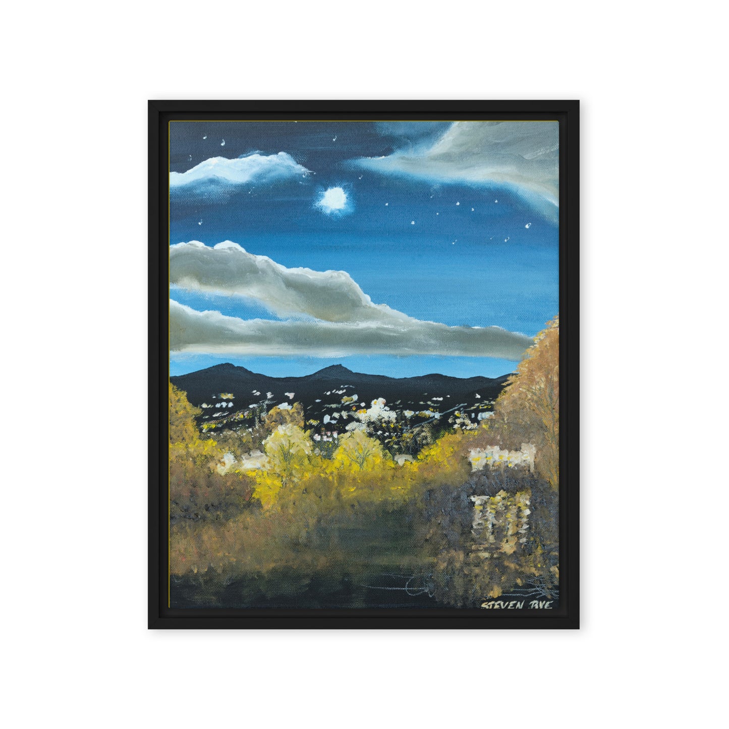 Evening Sky Over Sedona by Steven Bye | Framed canvas