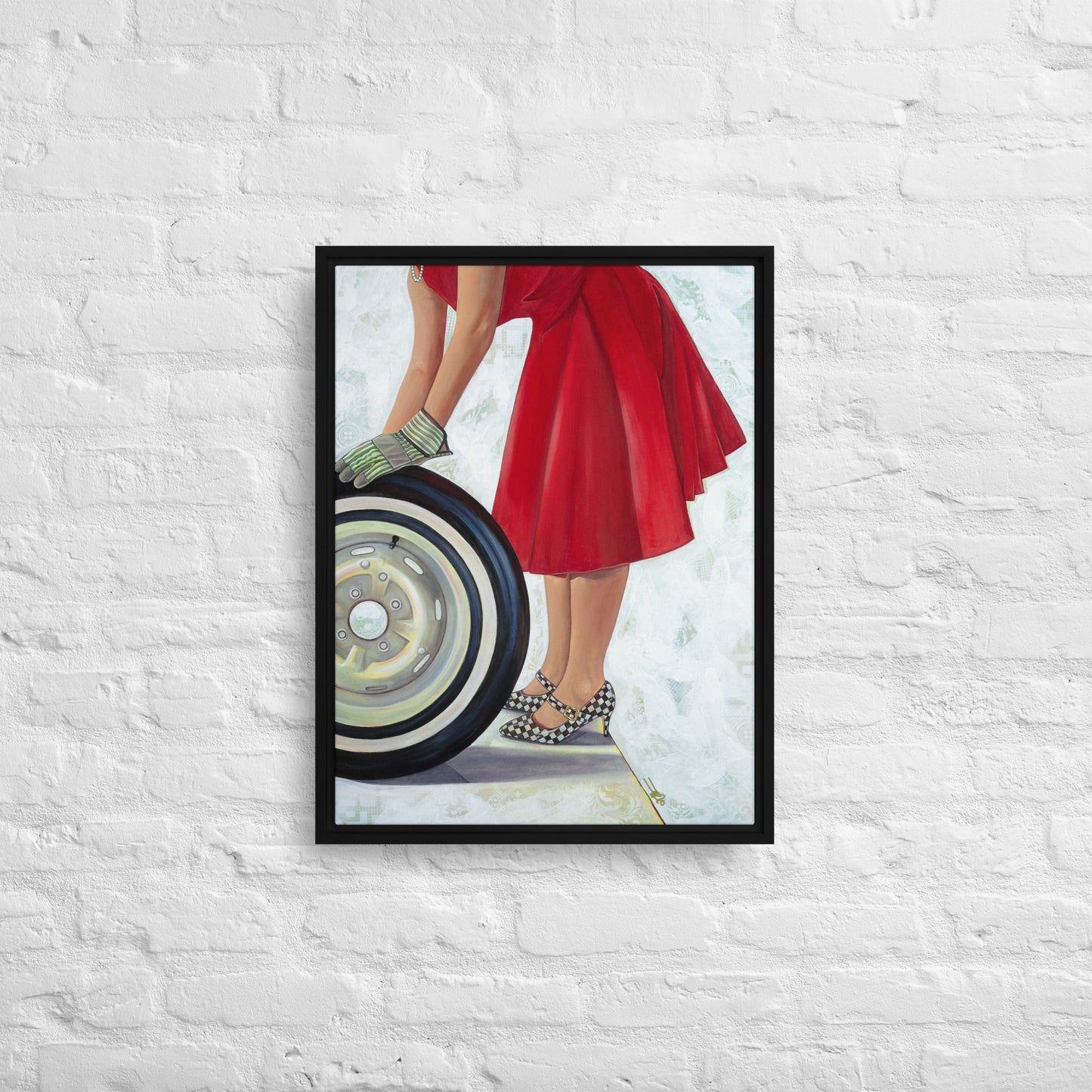 Street Smart by Kathleen Arthur | Framed canvas