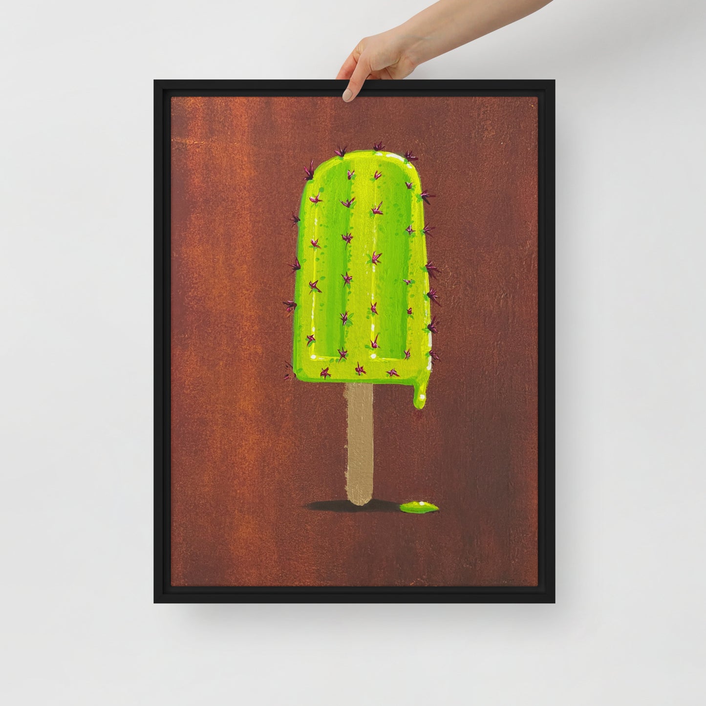 Prickly Pop by Ignacio Garcia | Framed canvas