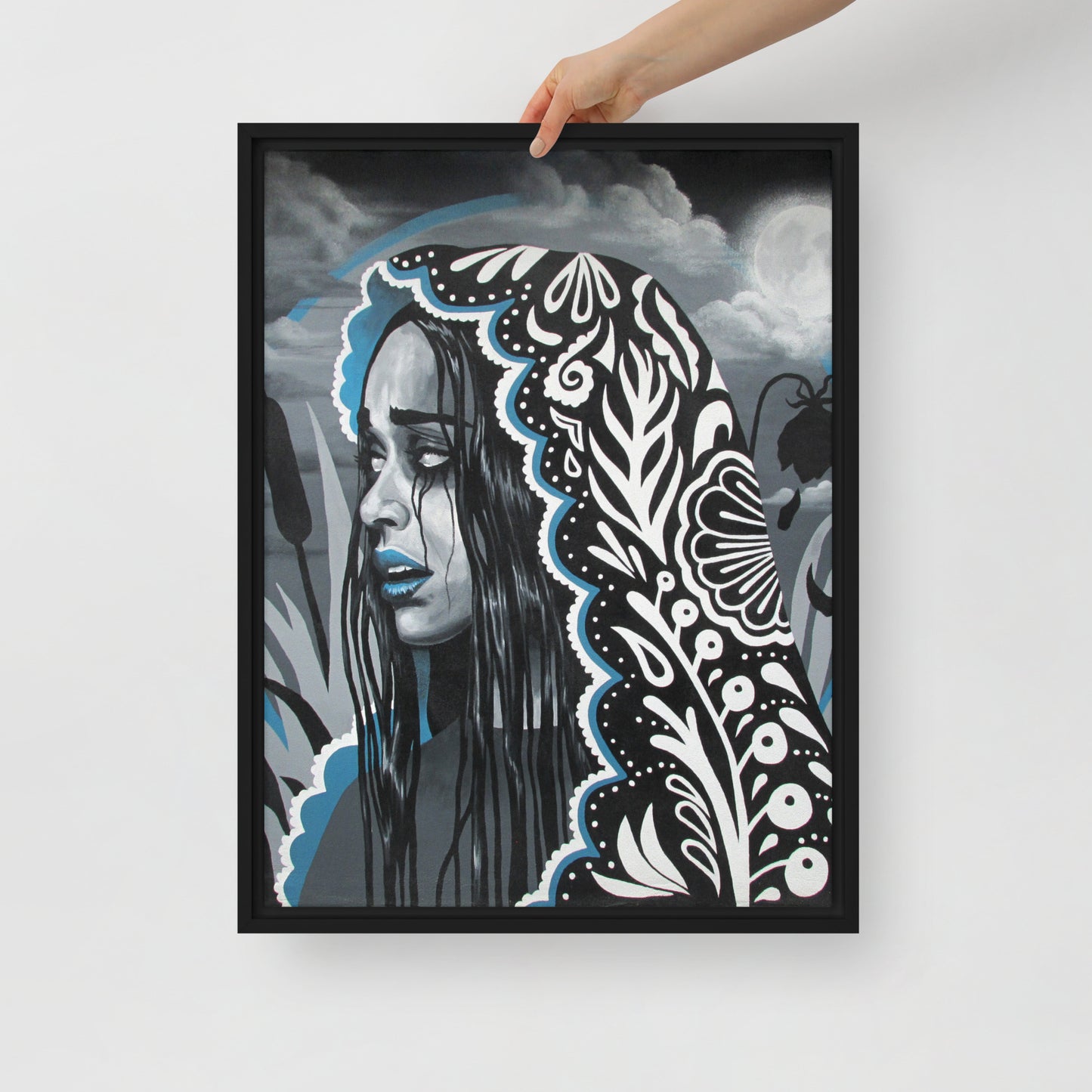 La Llorona by Jessica Gonzales | Framed canvas