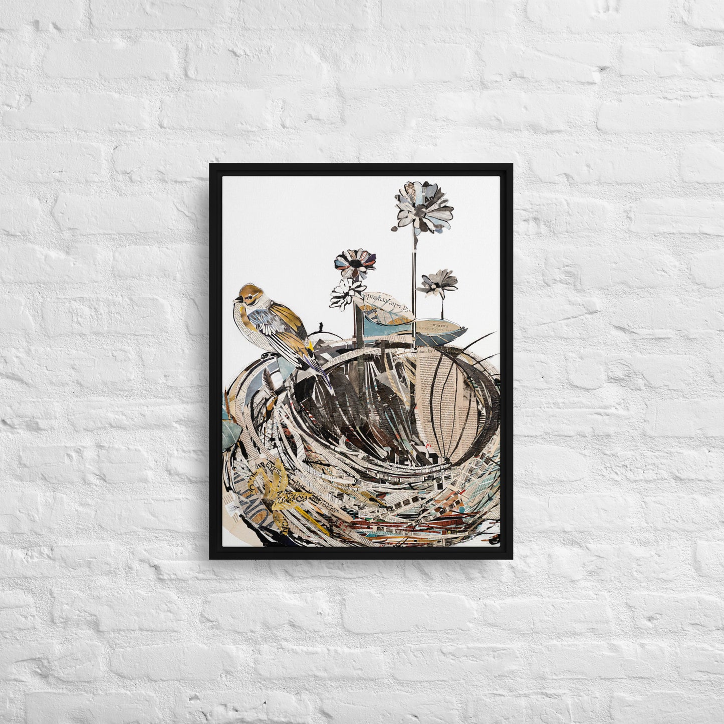 Empty Nest by Amy Bumpus | Framed canvas