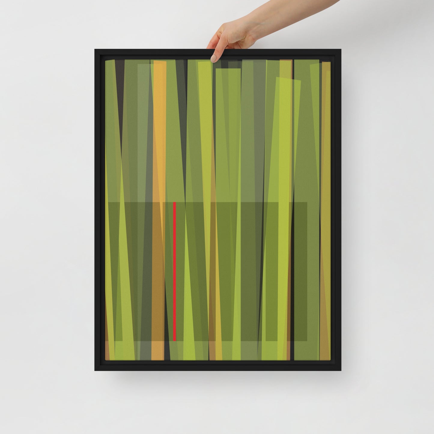 Piano Grass by Damon Leverett | Framed canvas