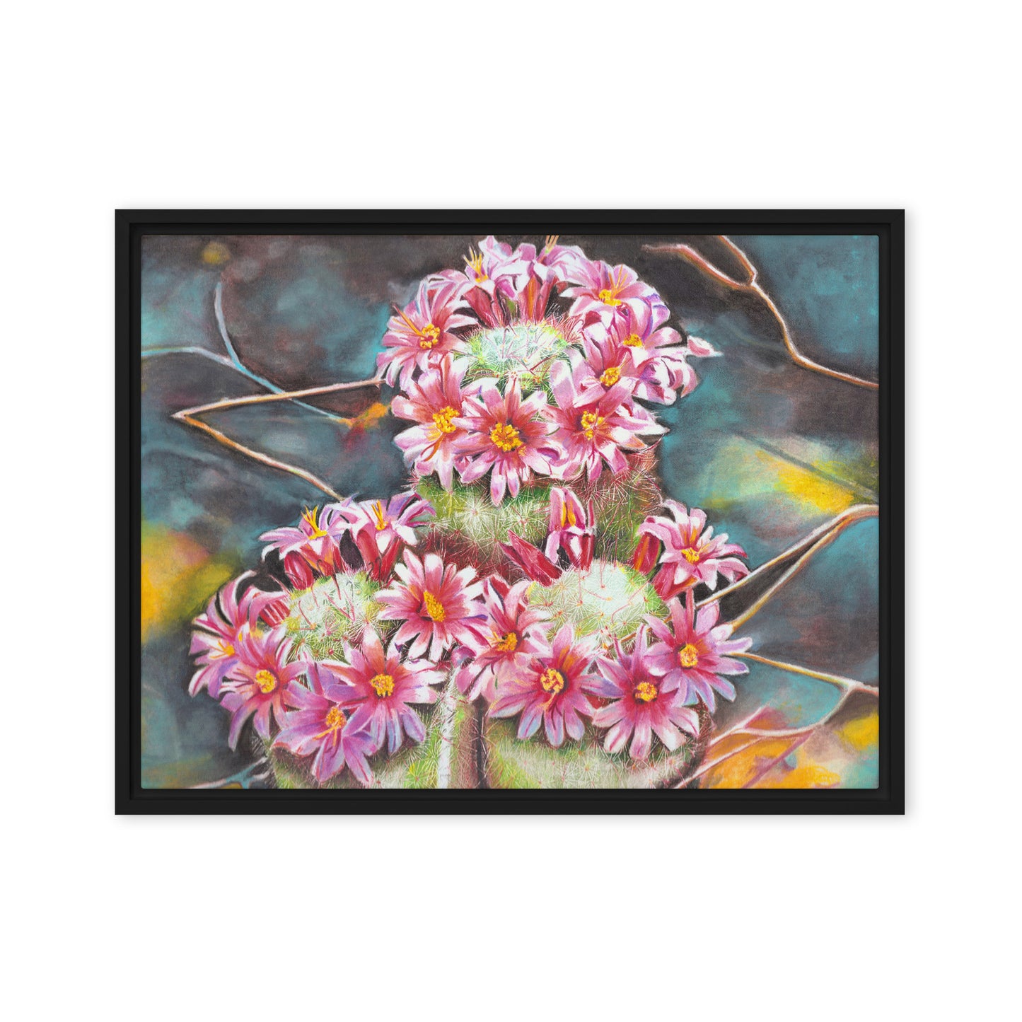 Pin Cushion by Amber Pierson | Framed canvas