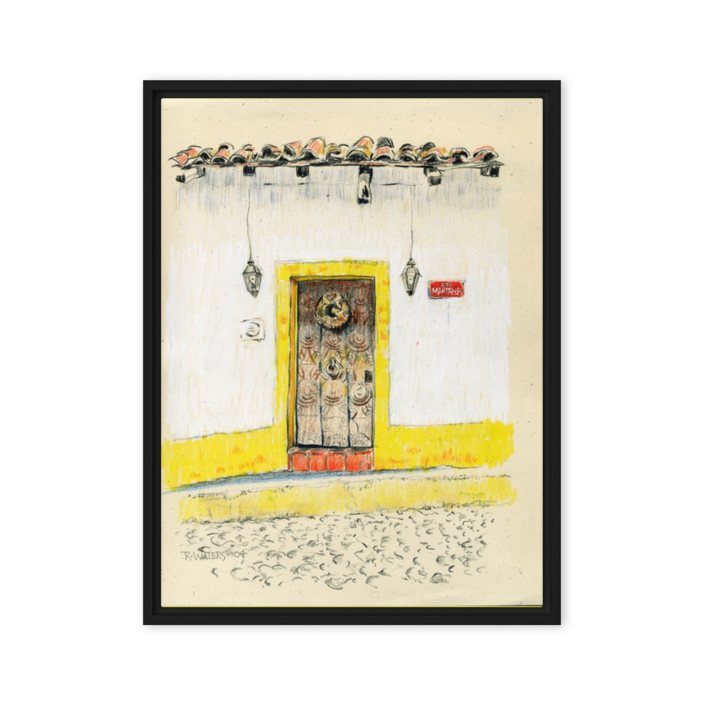 Casa Mariana by Rob Waters | Framed canvas