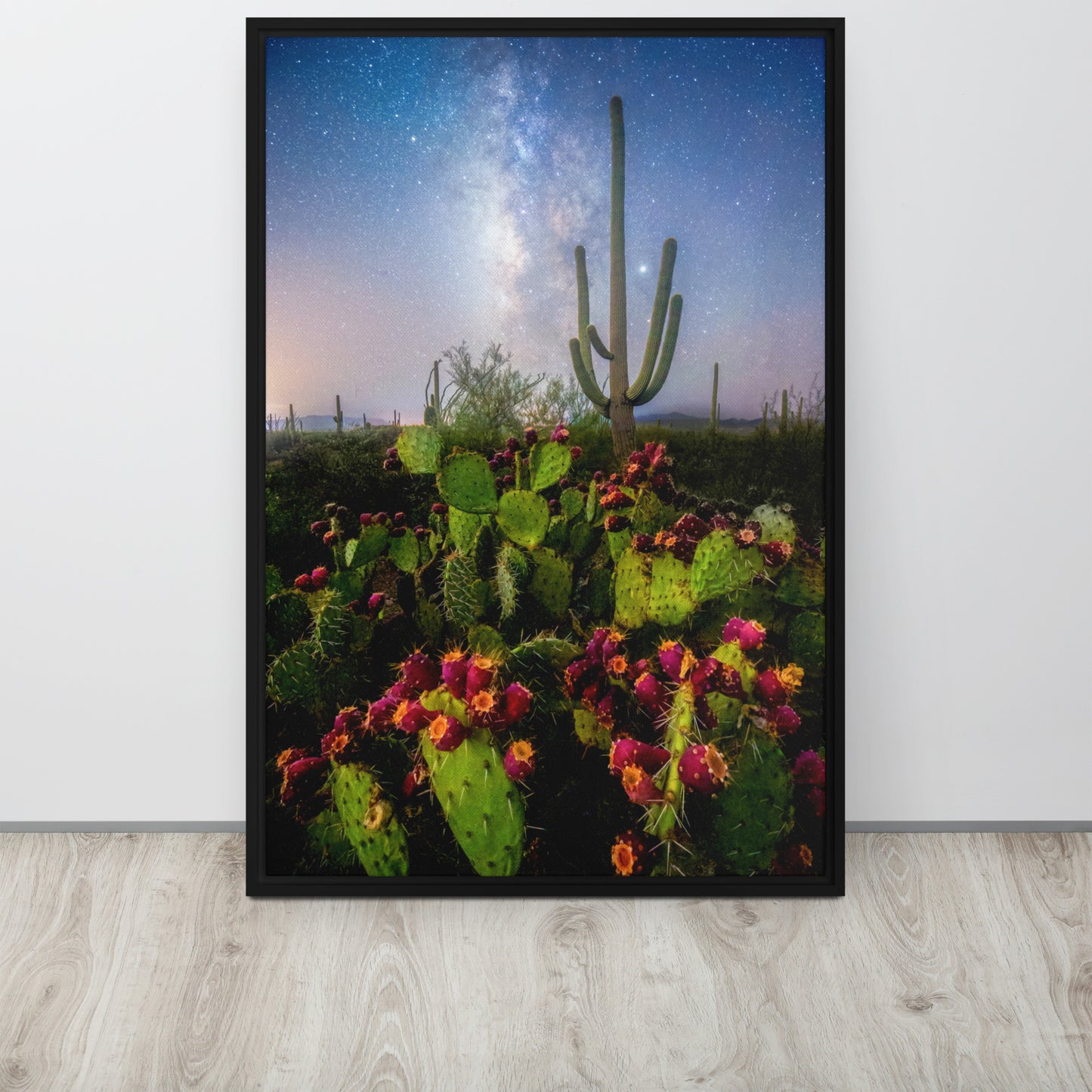 Milky Way Prickly Pear by Sean Parker Photography | Framed canvas