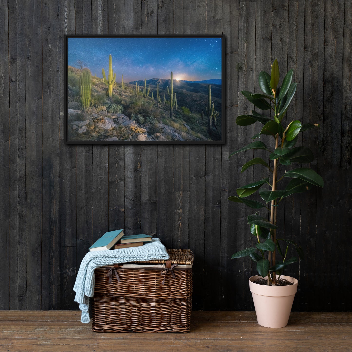 Morning Milkyway by Sean Parker Photography | Framed canvas