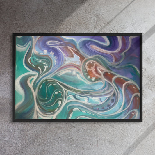 Spirit Guide by Tyler Bentley | Framed canvas