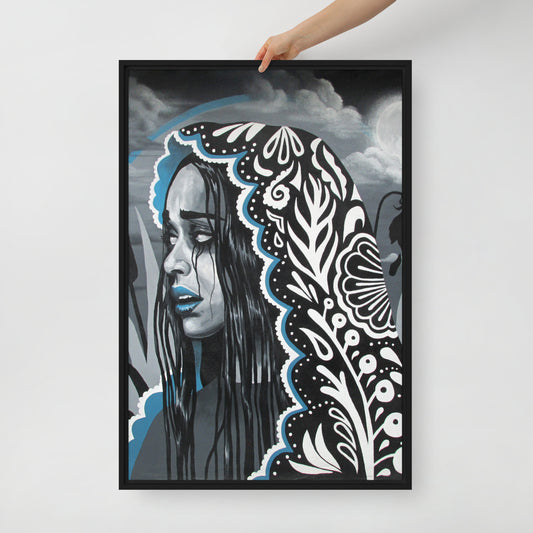 La Llorona by Jessica Gonzales | Framed canvas