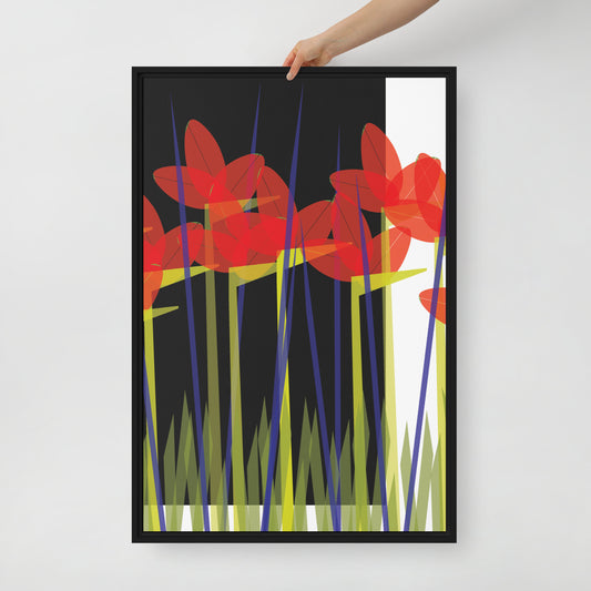 Love Orchids by Damon Leverett | Framed canvas