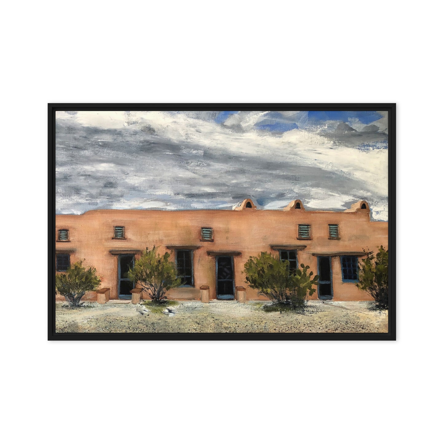 Fort Lowell Commissary, Tucson by Rob Waters | Framed canvas