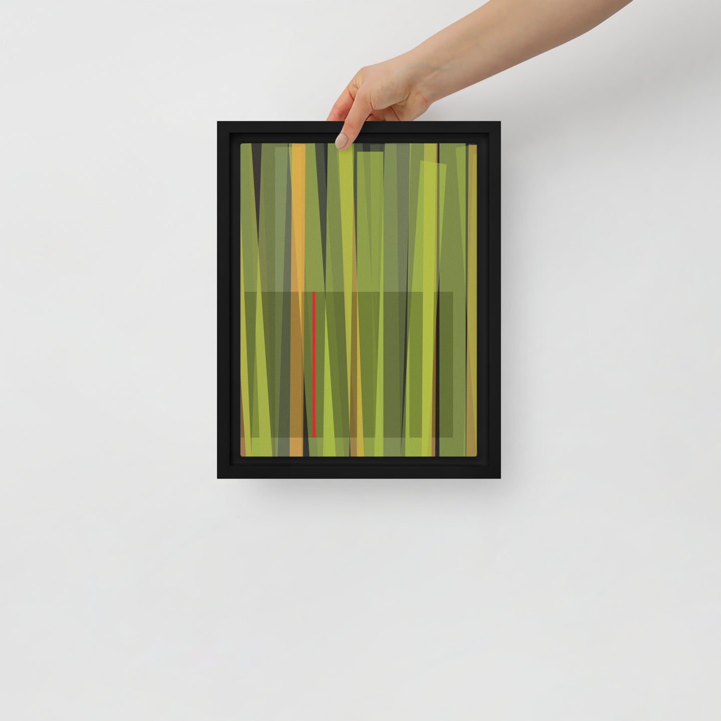 Piano Grass by Damon Leverett | Framed canvas