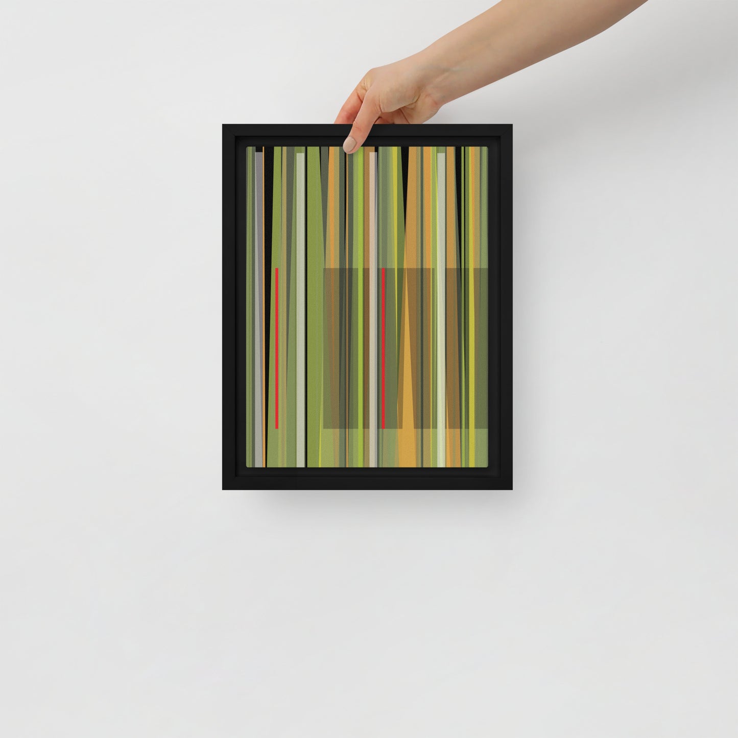 Piano Grass by Damon Leverett | Framed canvas