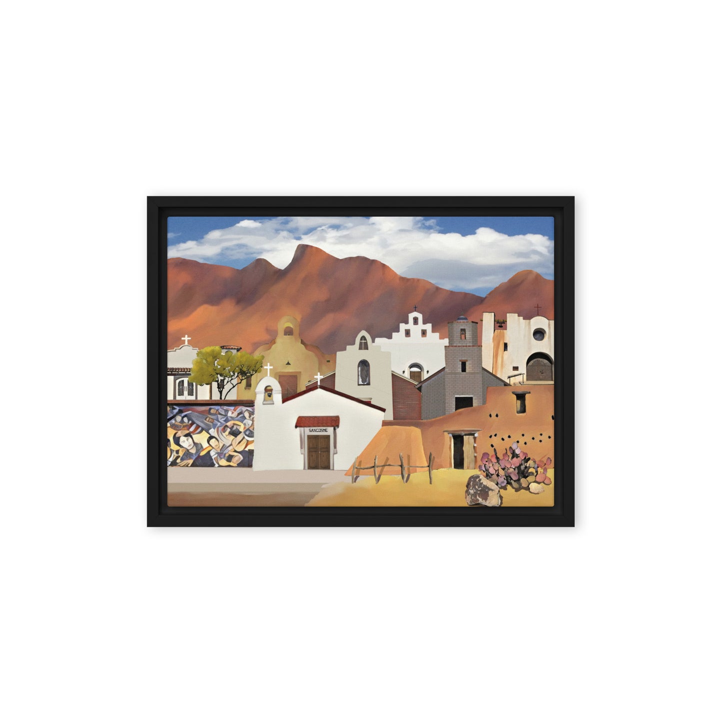 Churches, Chapels & Missions by Mike Berren | Framed canvas