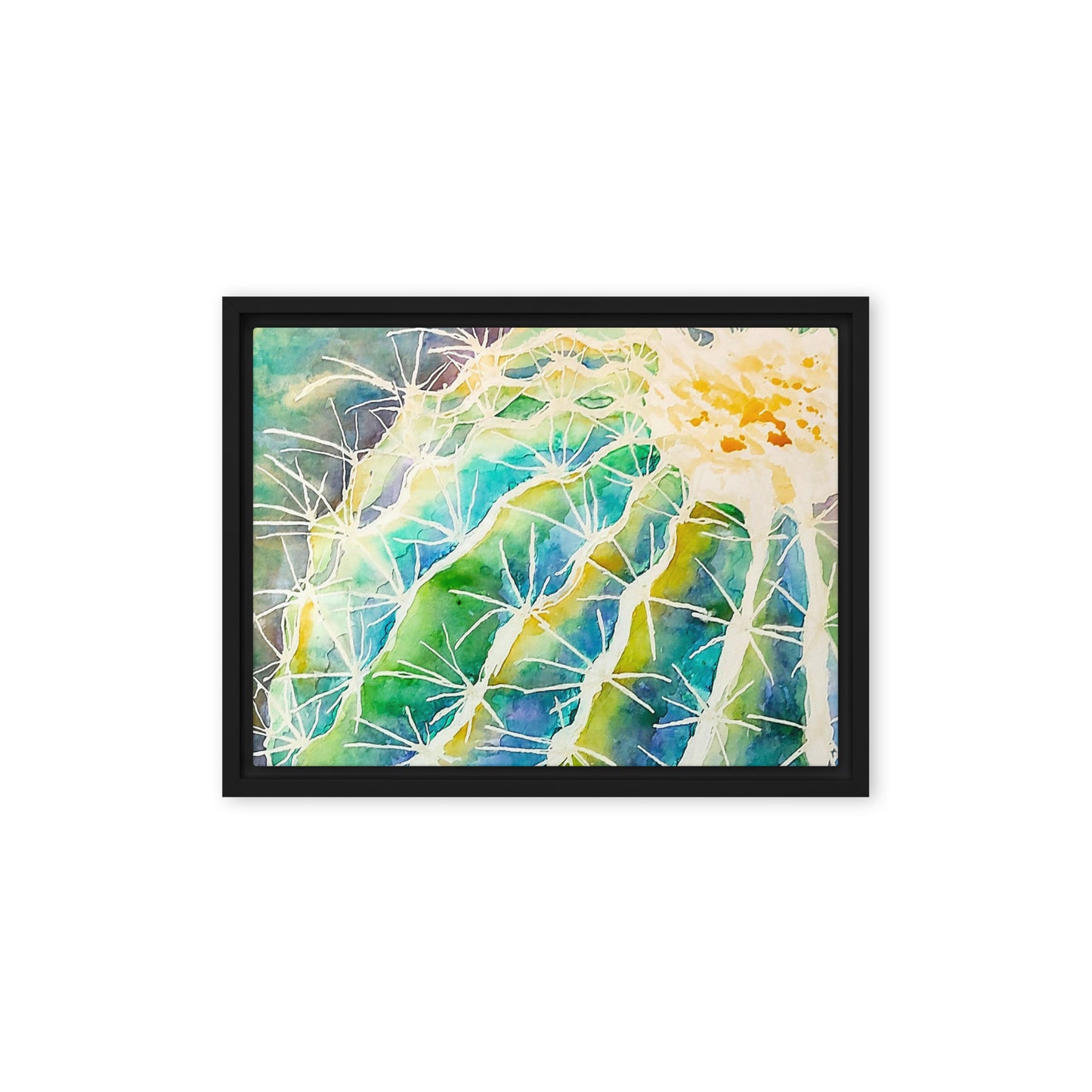 Mutilated Cactus by Lara Somers | Framed canvas