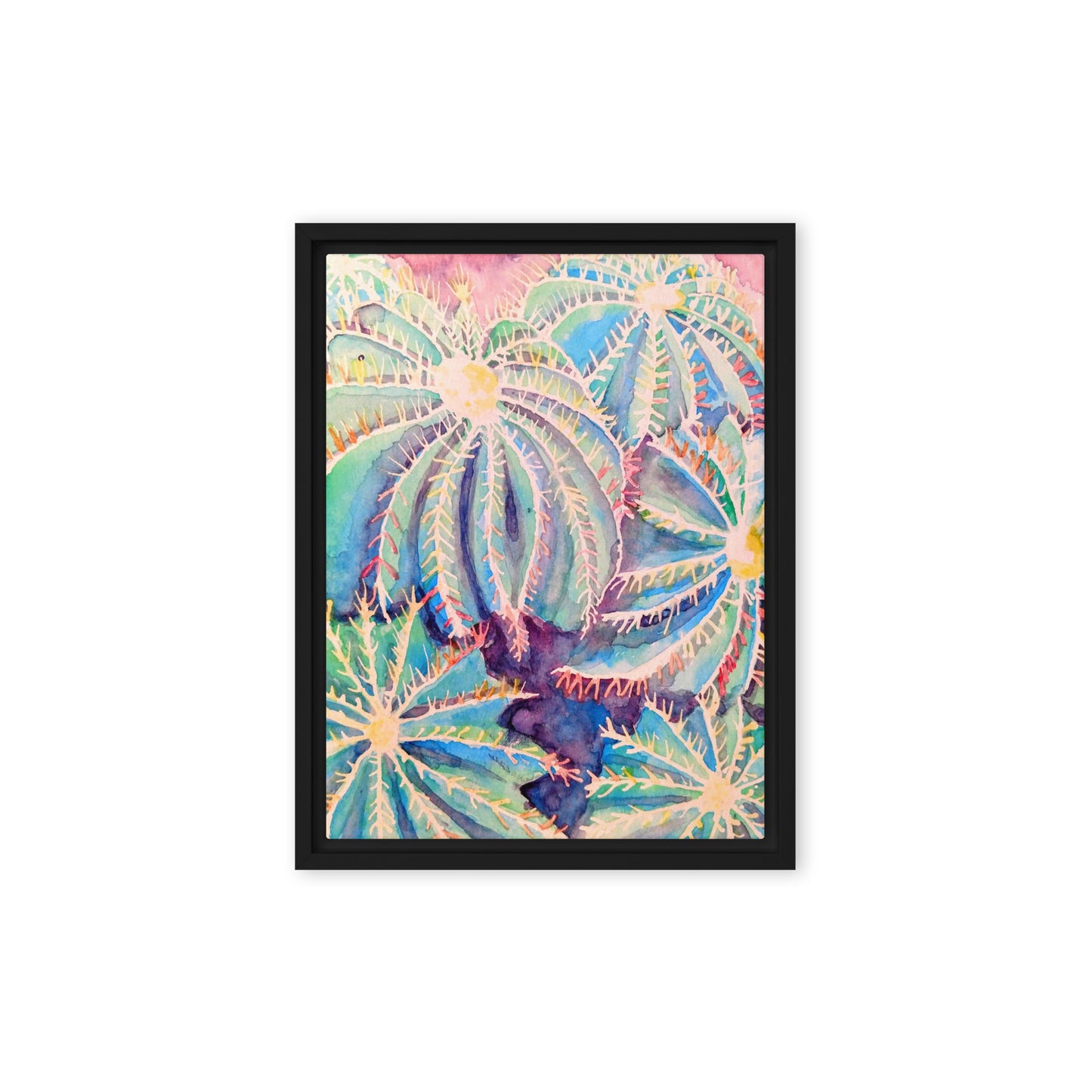 Finding Strength Water Color by Lara Somers | Framed canvas