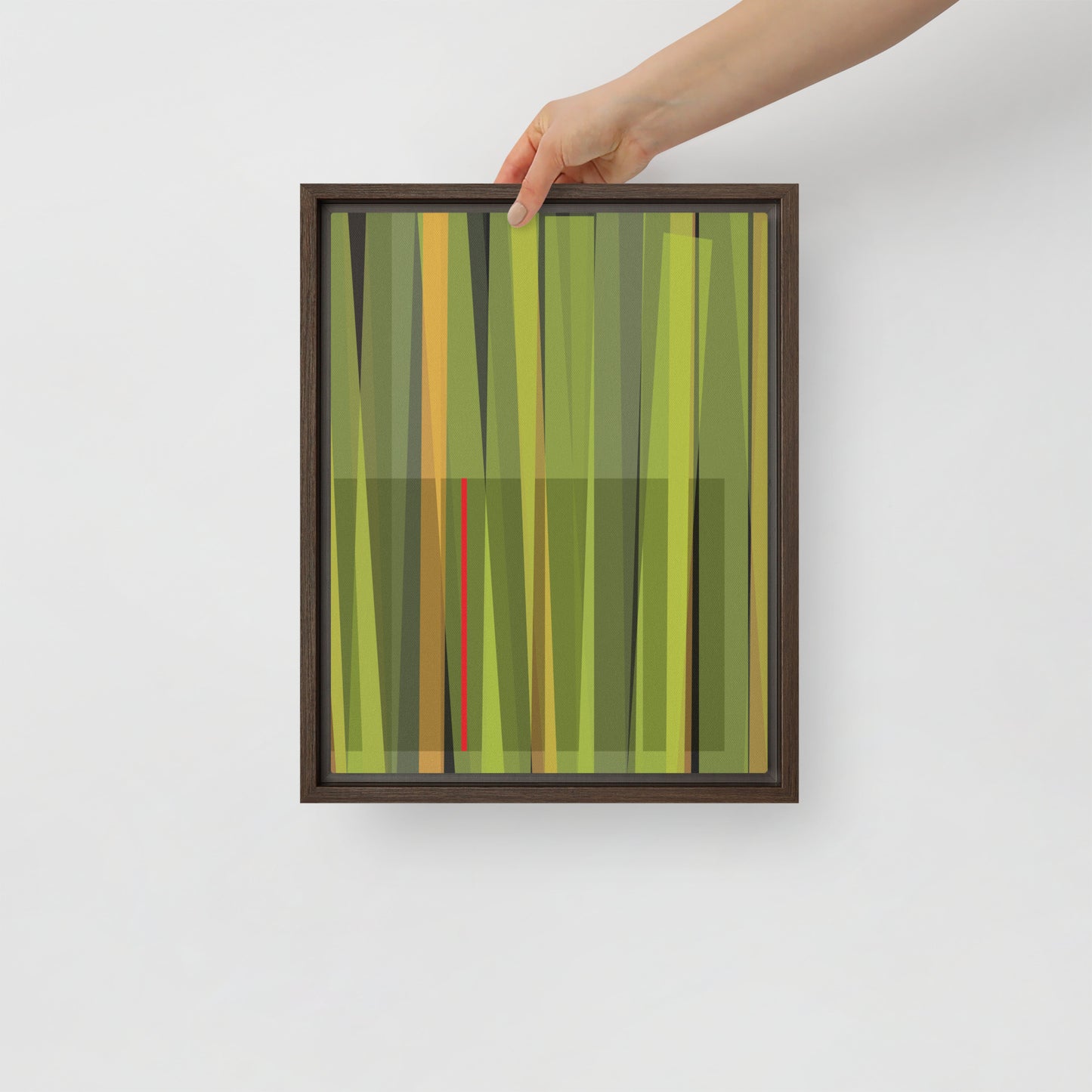 Piano Grass by Damon Leverett | Framed canvas