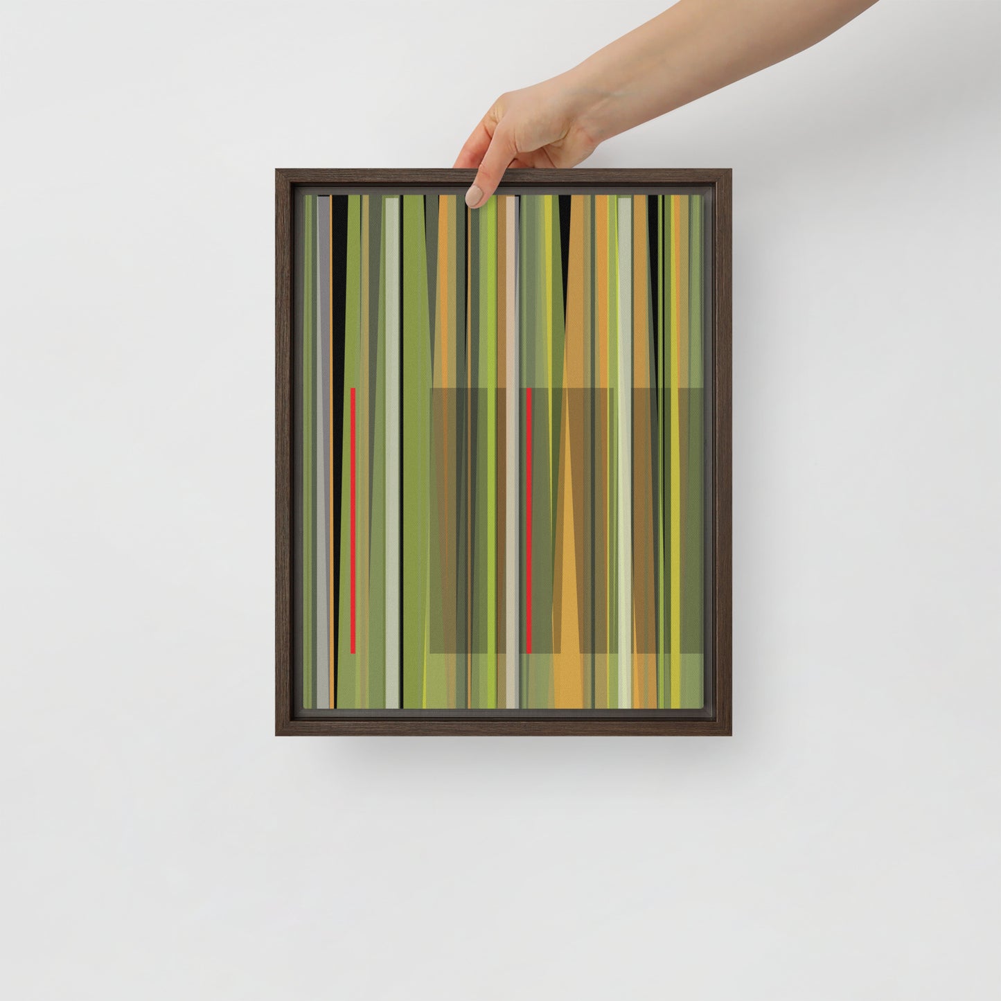 Piano Grass by Damon Leverett | Framed canvas