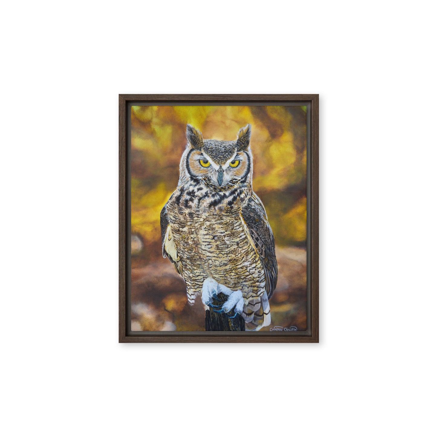 Unamused by Courtney Christie | Framed canvas