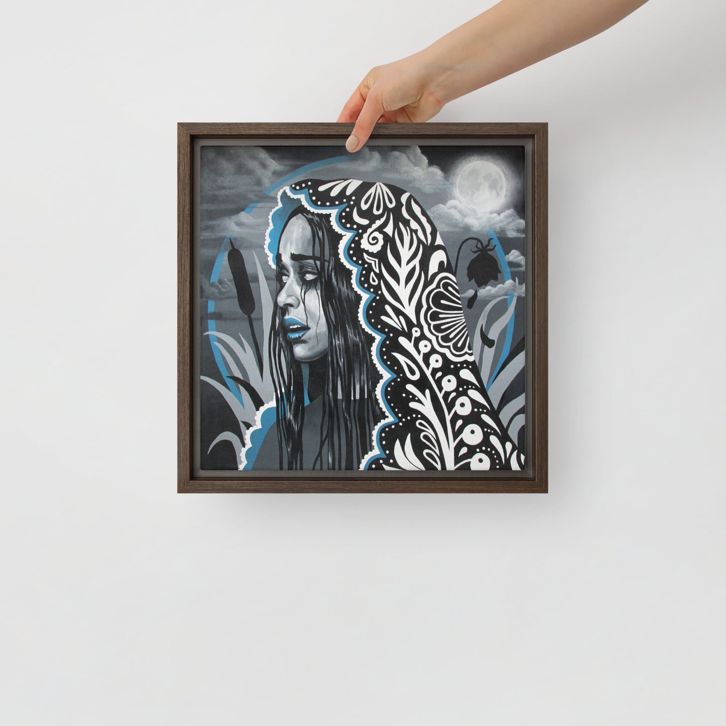 La Llorona by Jessica Gonzales | Framed canvas