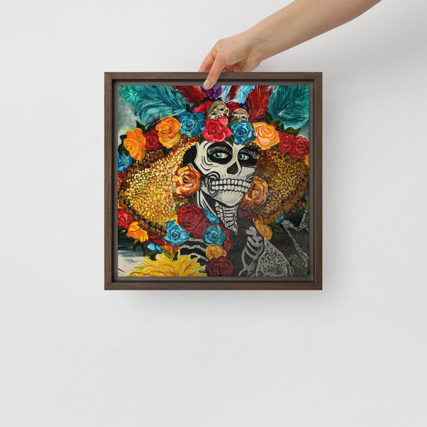 La Catrina by Andrea Rodriguez | Framed canvas