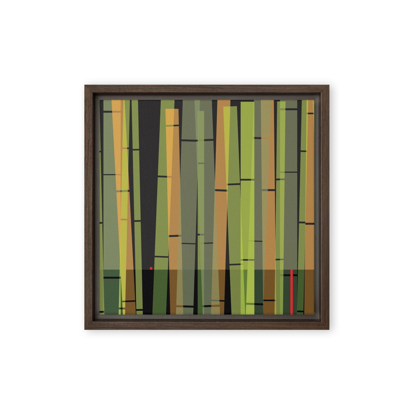 BambooScape by Damon Leverett | Framed canvas