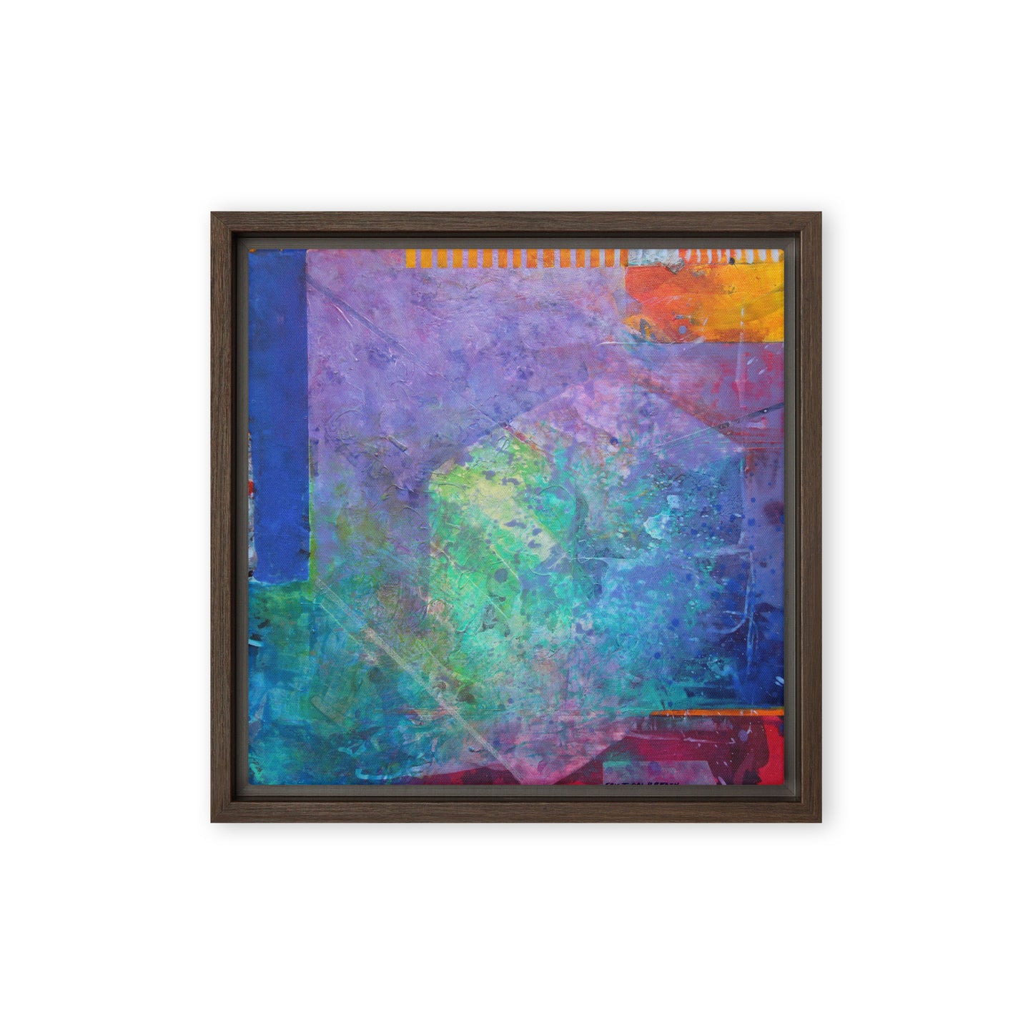 Colors Cubed by Eric Galbreath | Framed canvas