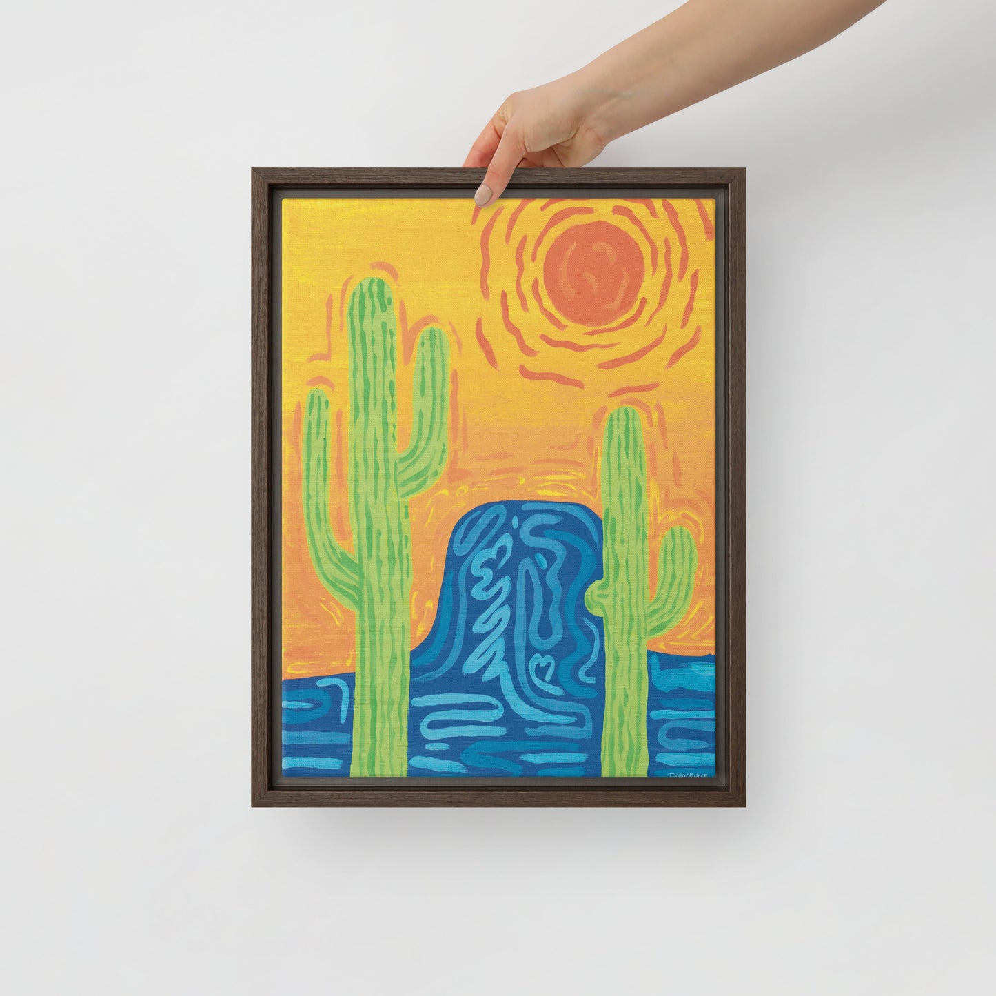 Sedona by Darby Hunter | Framed canvas