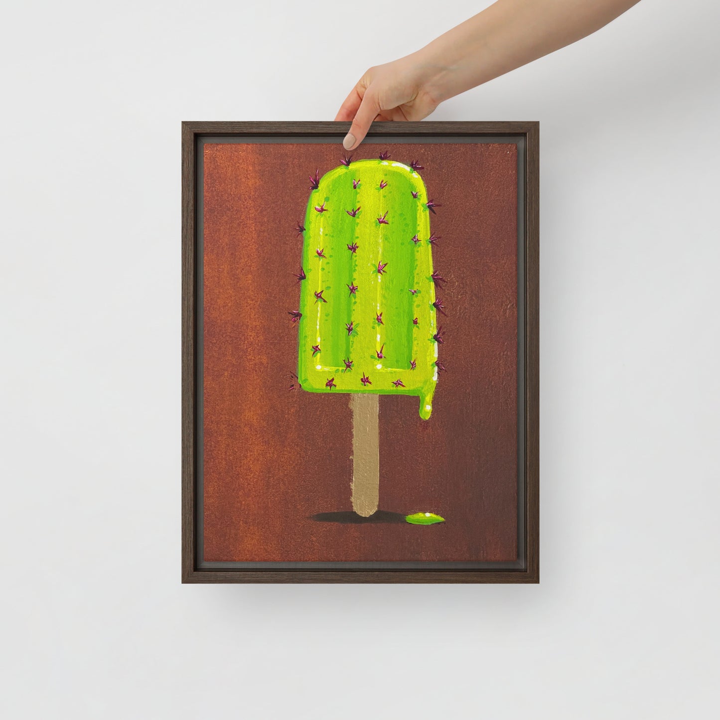 Prickly Pop by Ignacio Garcia | Framed canvas