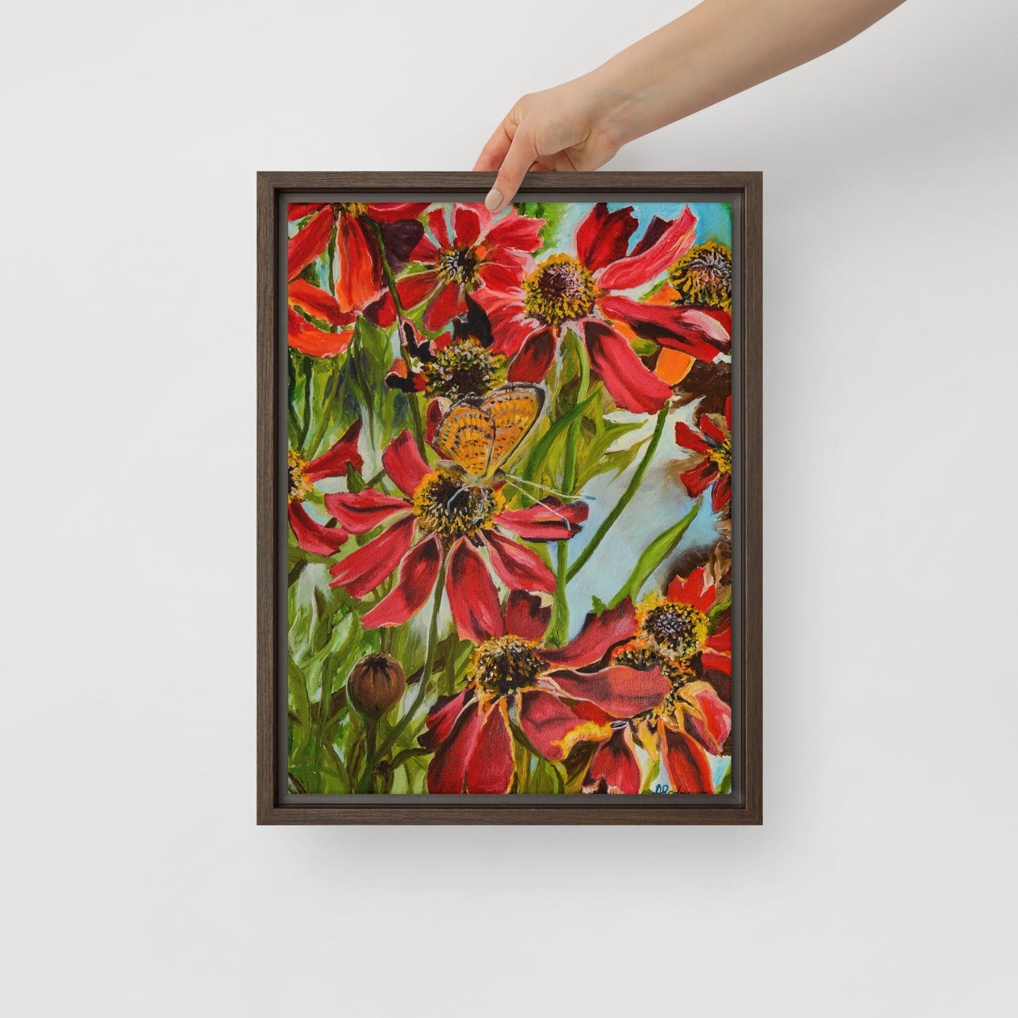 The Morning Garden by Andrea Rodriguez | Framed canvas