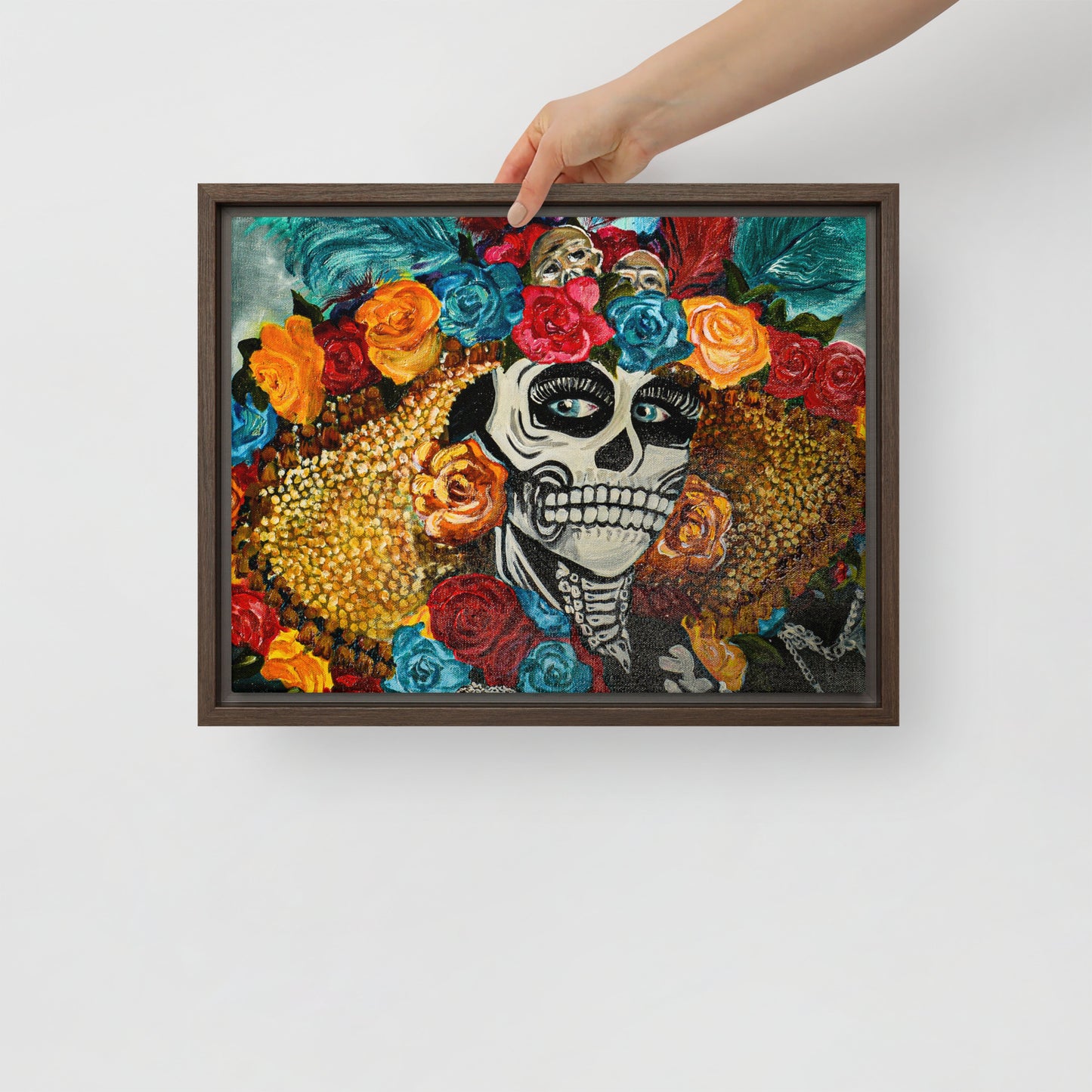 La Catrina by Andrea Rodriguez | Framed canvas