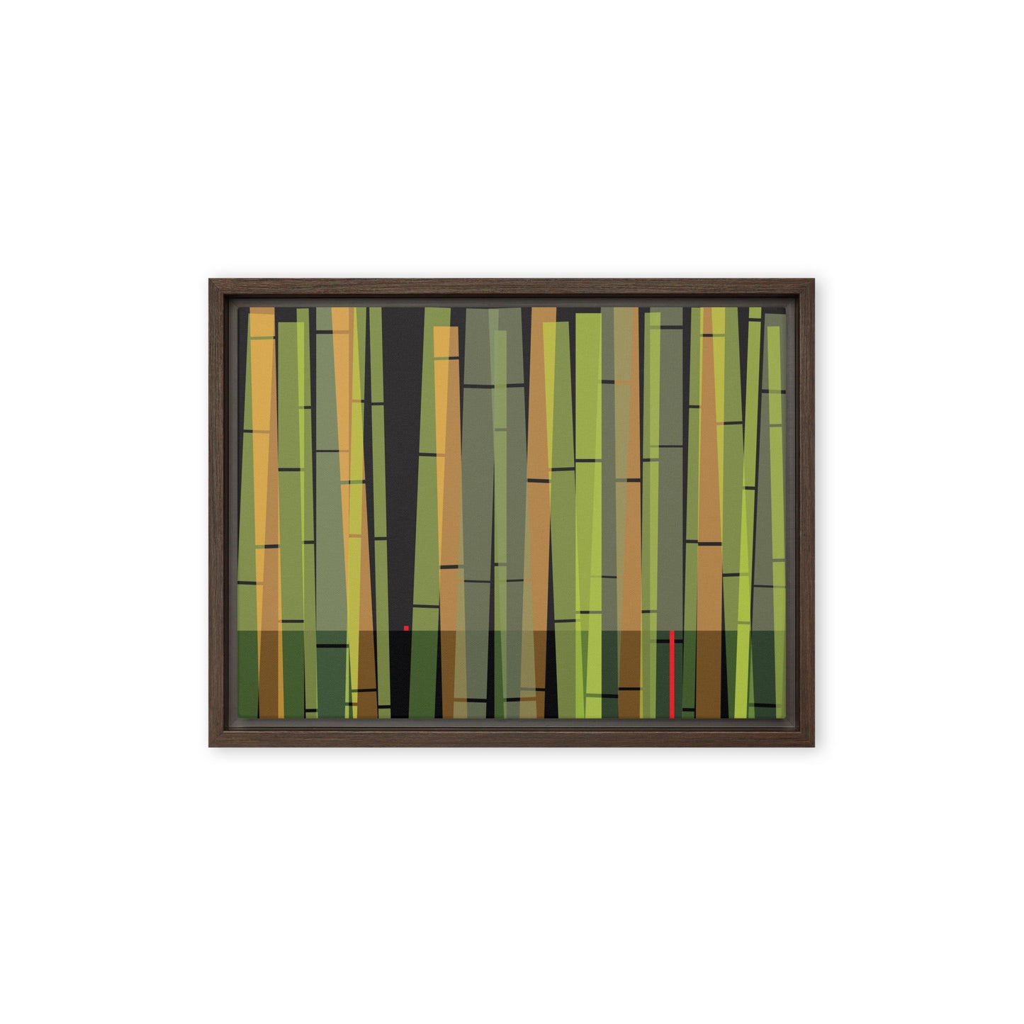 BambooScape by Damon Leverett | Framed canvas