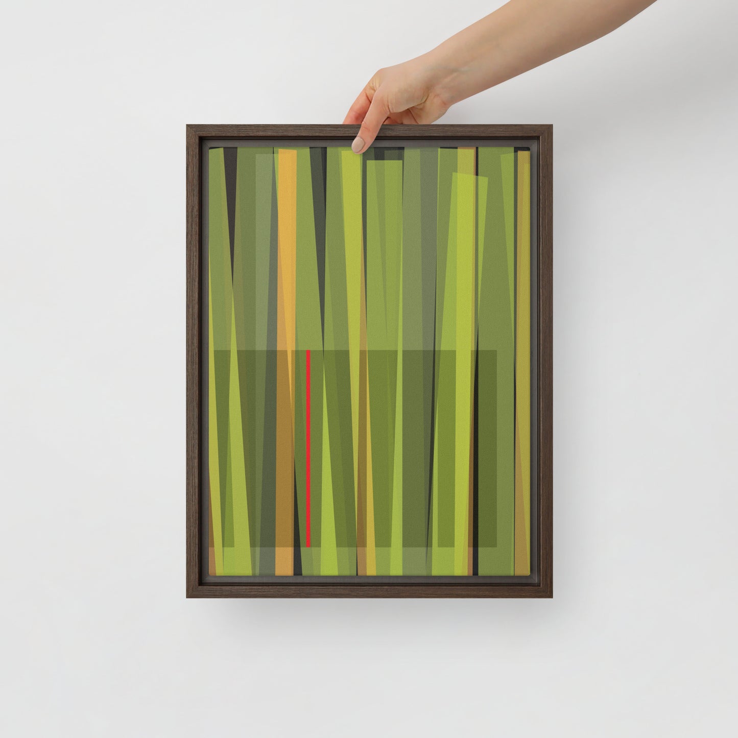 Piano Grass by Damon Leverett | Framed canvas