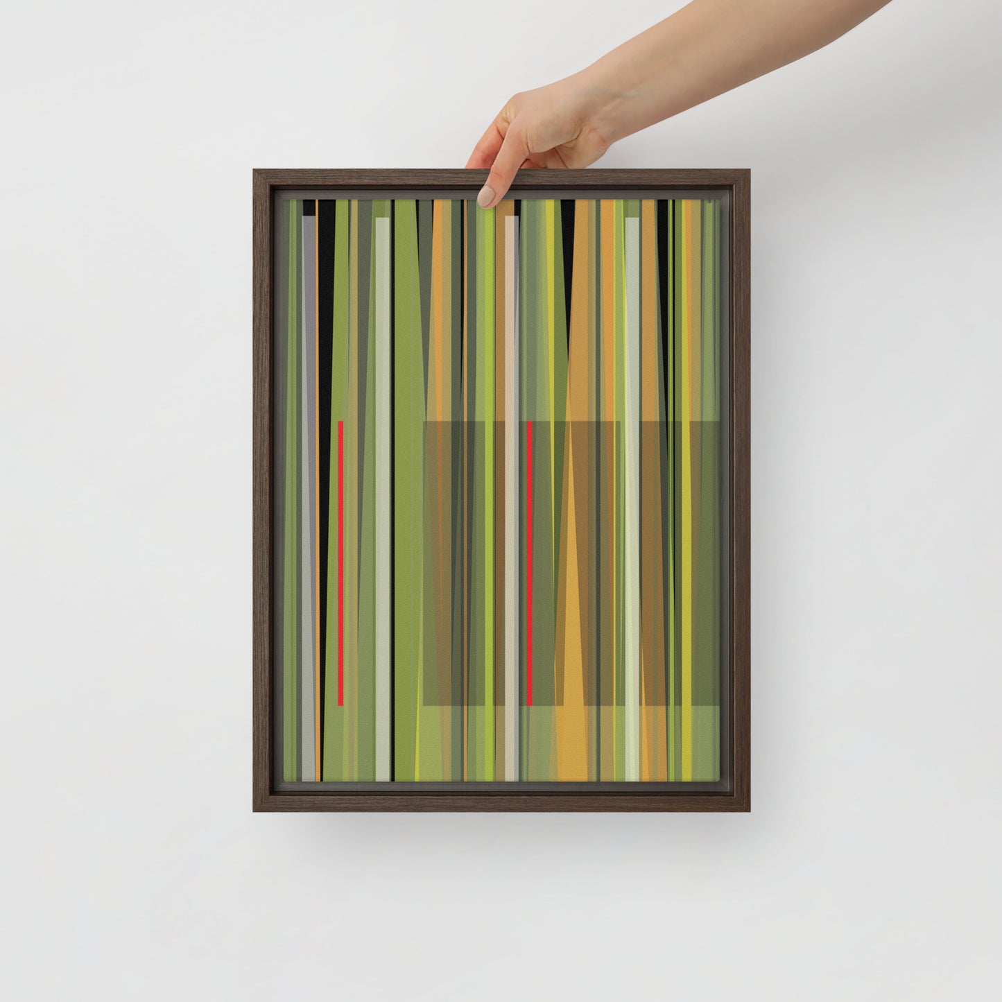 Piano Grass by Damon Leverett | Framed canvas