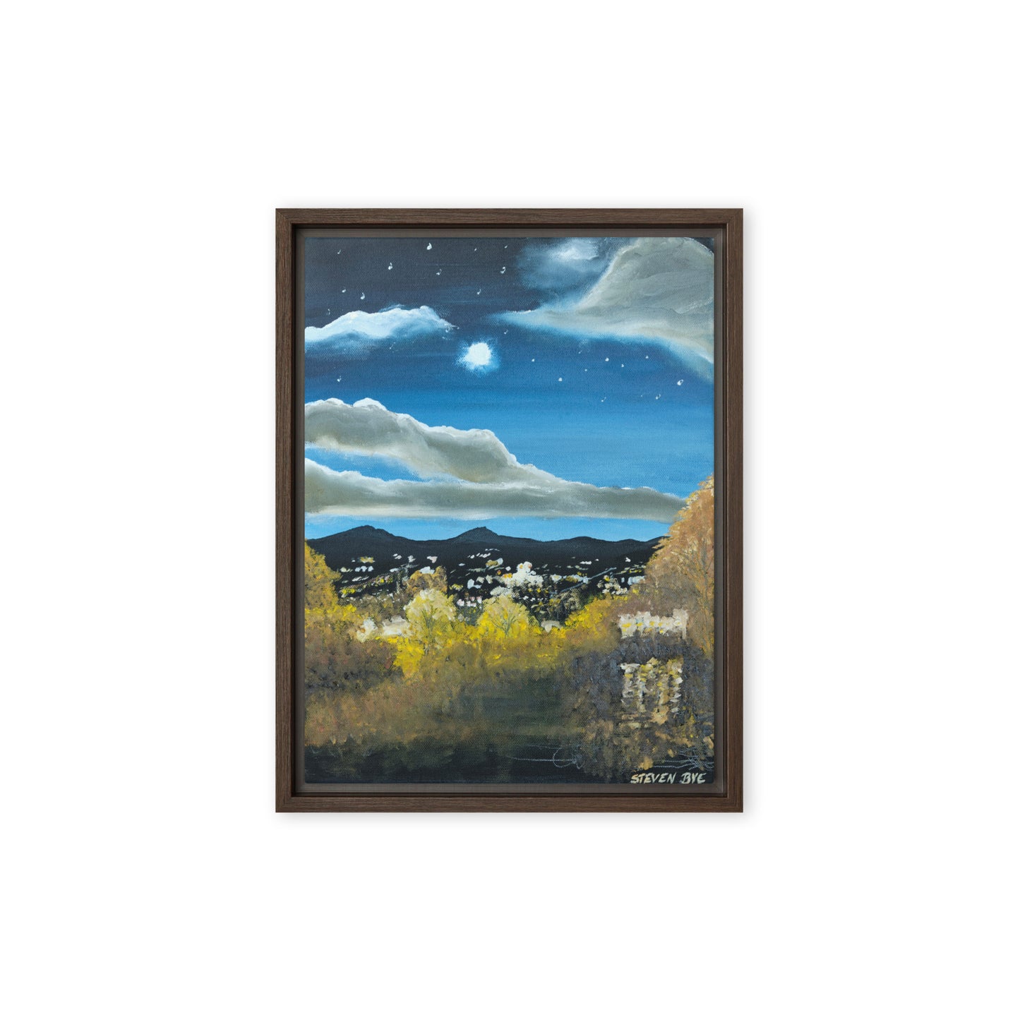 Evening Sky Over Sedona by Steven Bye | Framed canvas